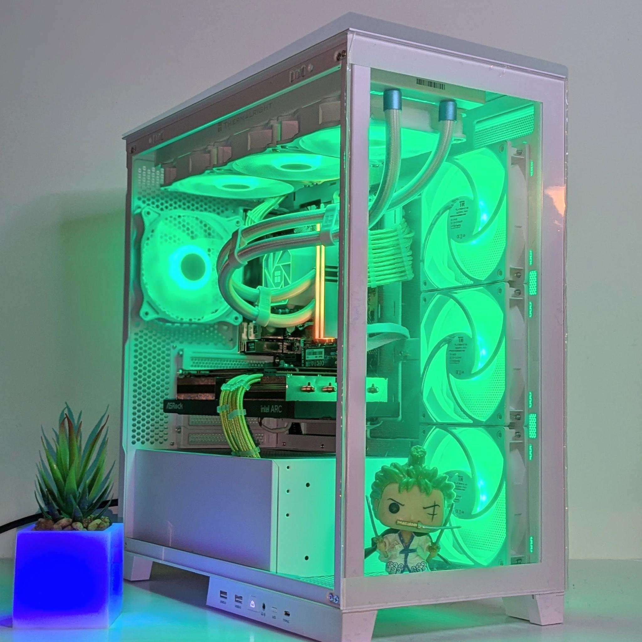 🗡️”Wano Arc”⚔️Gaming/Productivity⚪️Ryzen 5 4500⚪️*Intel Arc GPU*⚪️16GB ASGARD RAM⚪️1TB SSD⚪️700w PSU
