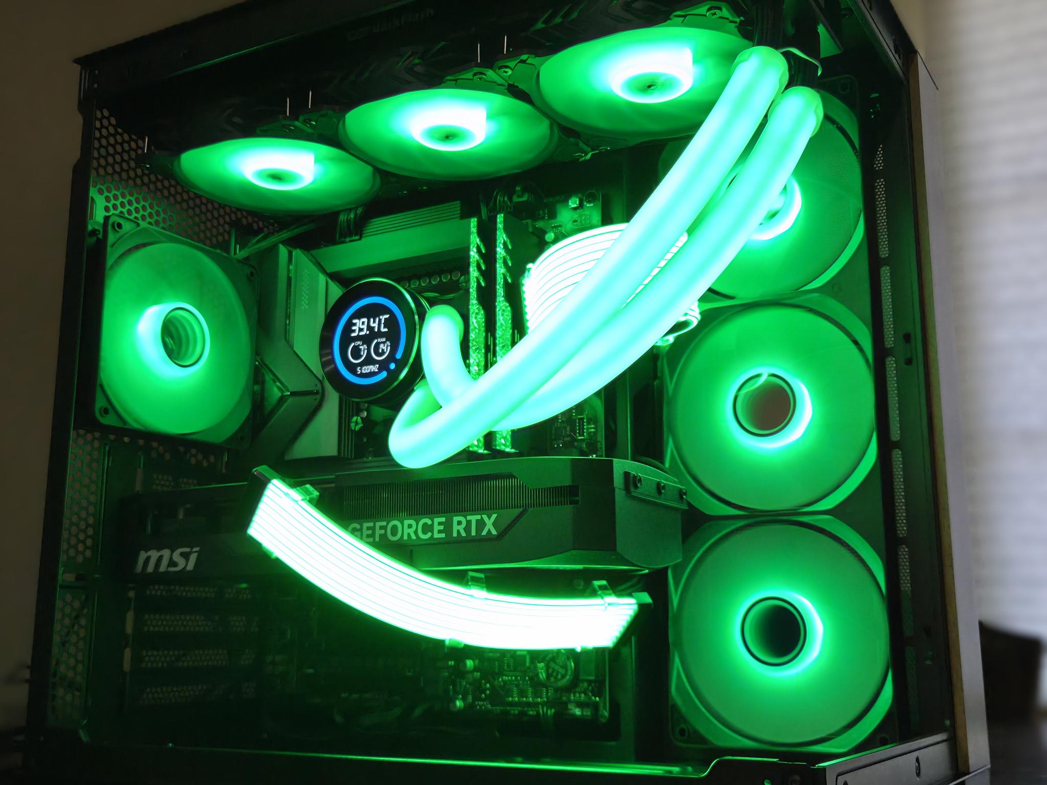 Onyxia!🐉 265F|5070|DDR5-32GB|1TB|Temp Display