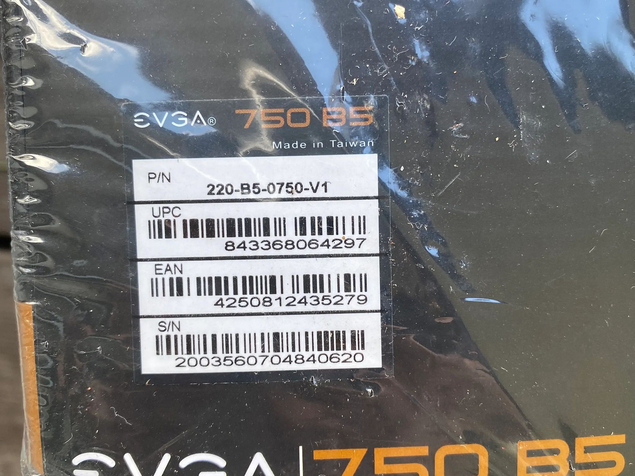 EVGA B5 750W Bronze Rated Power Supply