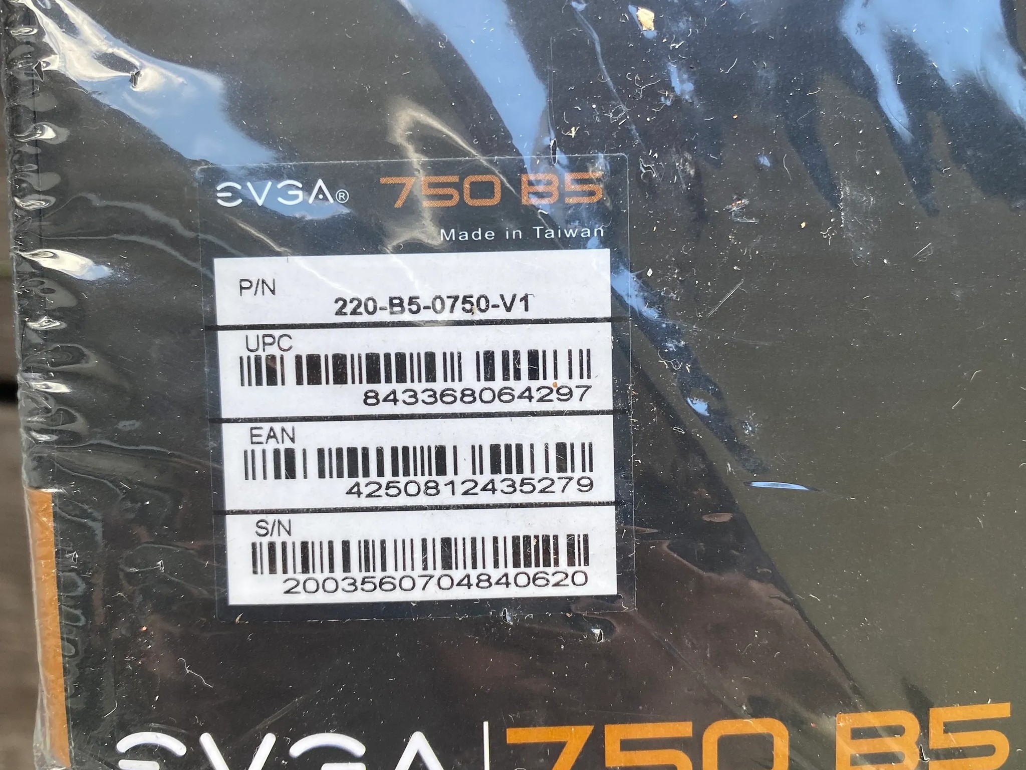 EVGA B5 750W Bronze Rated Power Supply