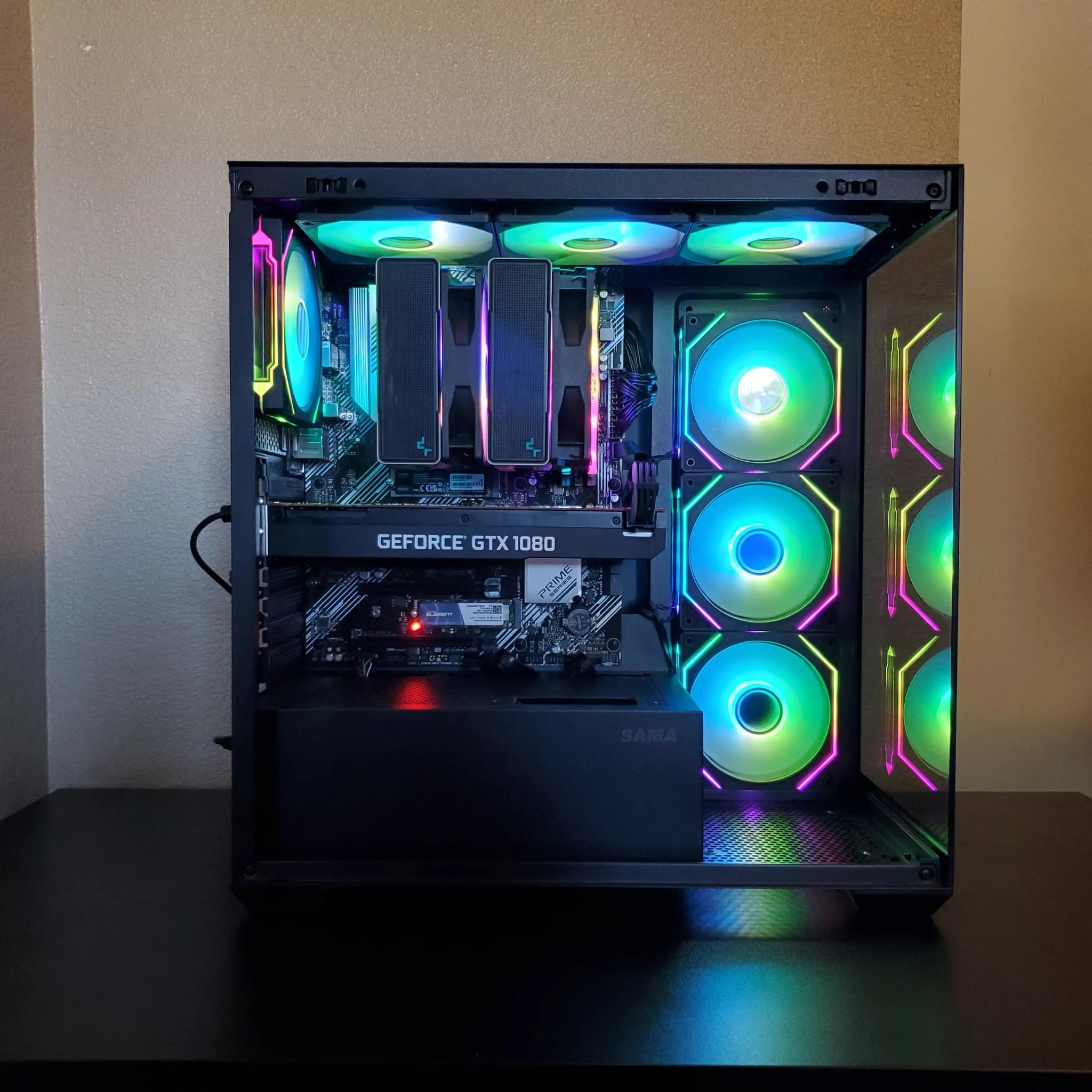 Gaming PC, Ryzen 5 3600 | GTX 1080 8GB| 16GB RAM | 1.5 TB Storage | WiFi/Bluetooth