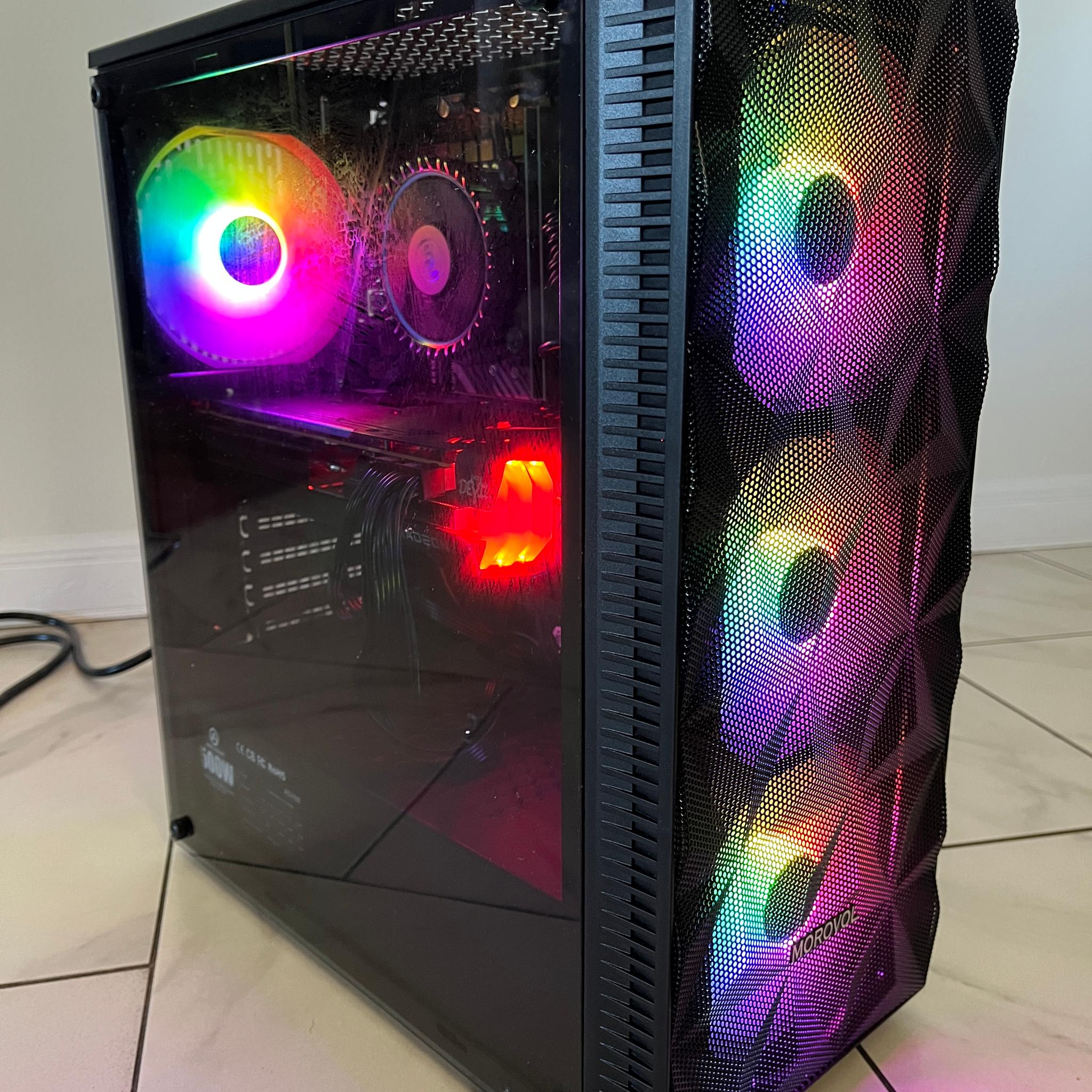 AMD RX 6600 XT, Intel Core i3-12100, 16GB RAM, 500 GB SSD, High FPS Gaming PC w/ Wi-Fi & Bluetooth