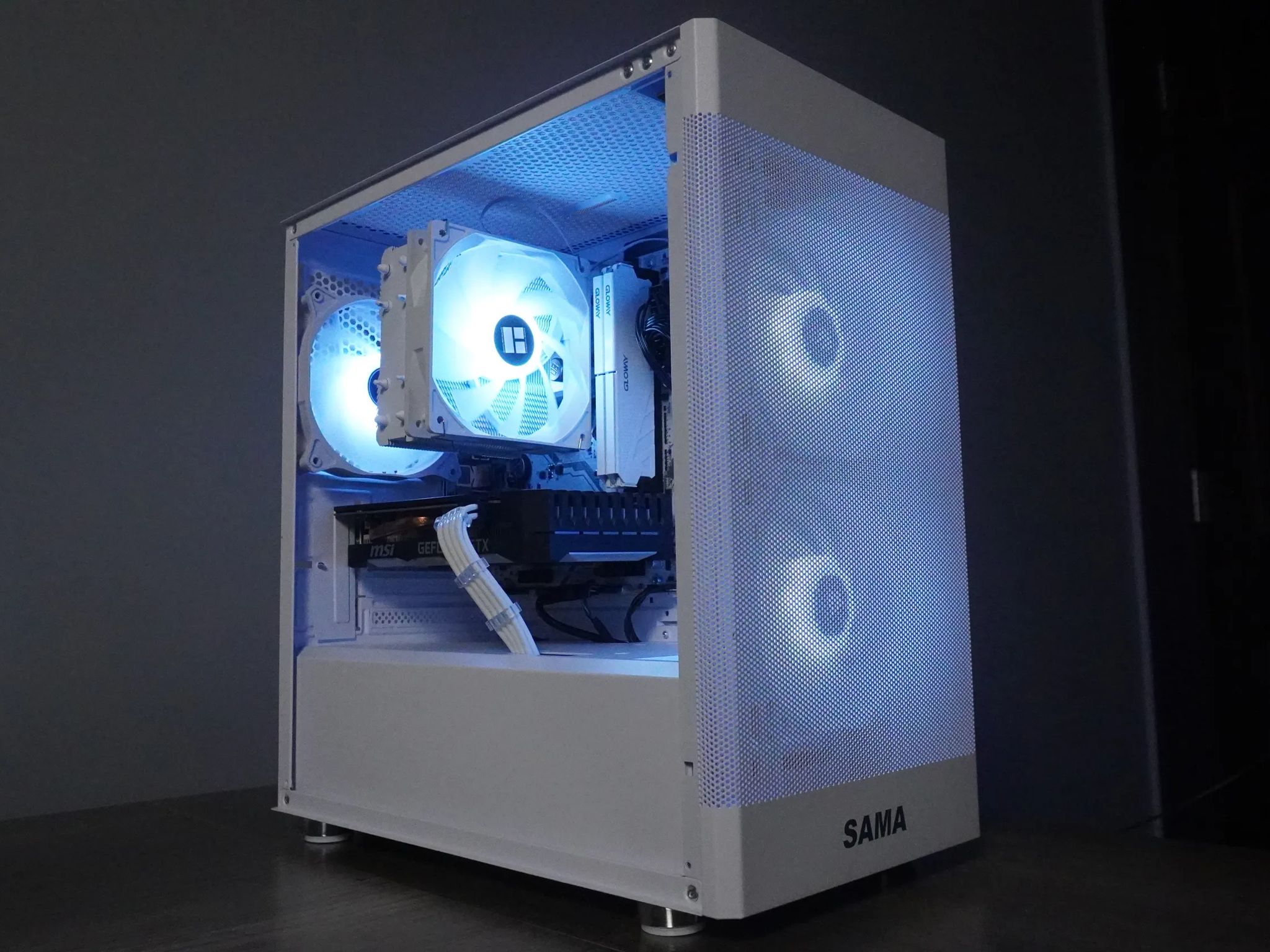 🤍ALL WHITE🤍 1080p GAMING MACHINE 💚GTX 1660 Super 🧡 Ryzen 5 2600x | 16GB | 1TB | WIFI
