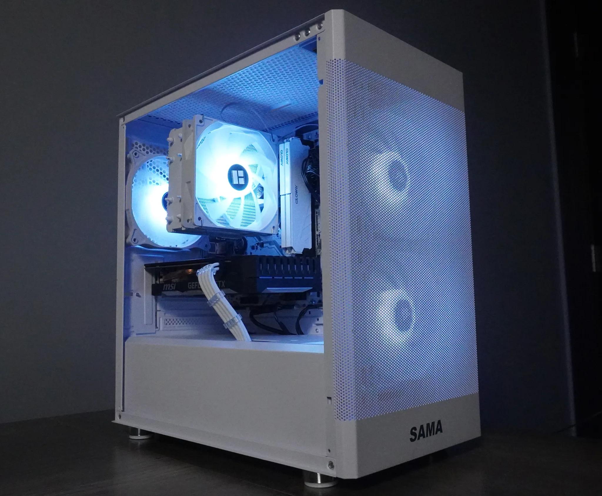 🤍ALL WHITE🤍 1080p GAMING MACHINE 💚GTX 1660 Super 🧡 Ryzen 5 2600x | 16GB | 1TB | WIFI