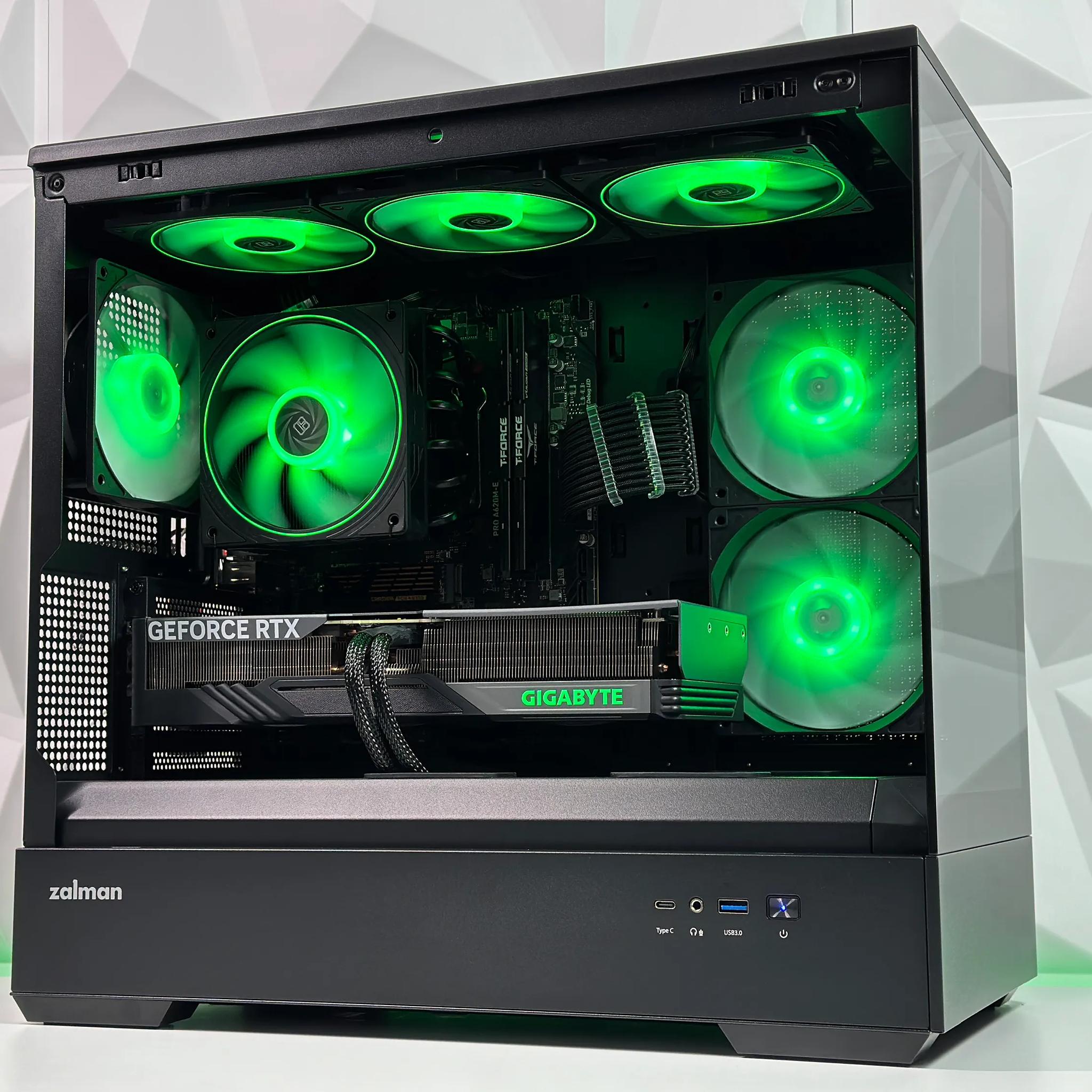 🌌🌑Dark Nebula Gaming PC🔭Nvidia RTX 4070 12GB🔭Ryzen 5 7500F🔭32GB DDR5🔭1TB NVME GEN4