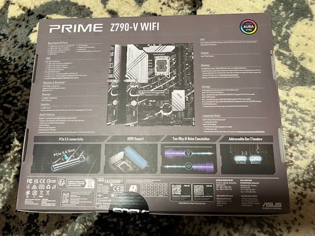 ASUS Z790-V Prime WiFi Intel LGA 1700 DDR5 ATX Motherboard