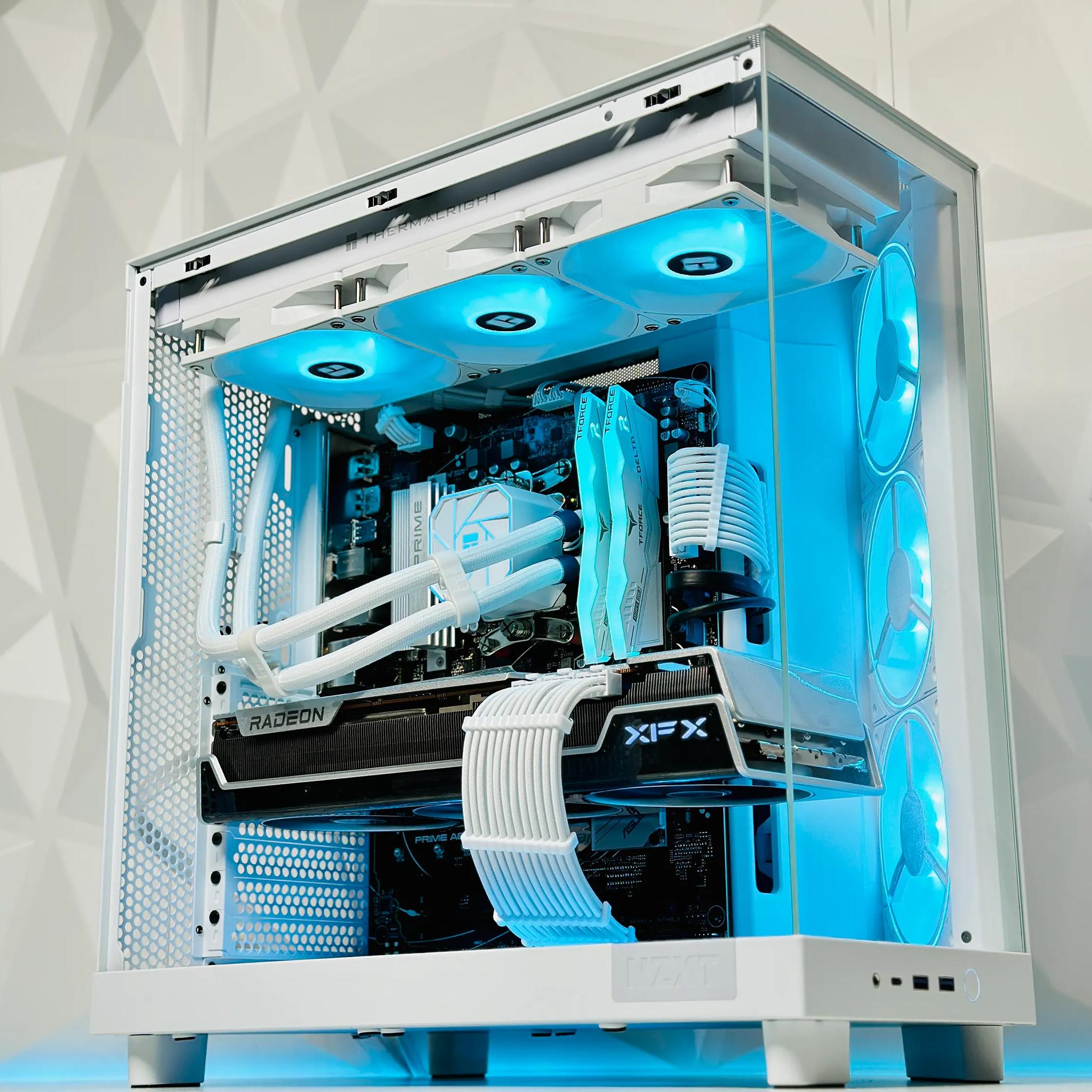 🛸👽🧊🥶Glacius|| Extreme Gaming PC🧊AMD RX 7900 XT 20GB🧊Ryzen 7 7700X🧊32GB DDR5🧊1TB NVME SSD