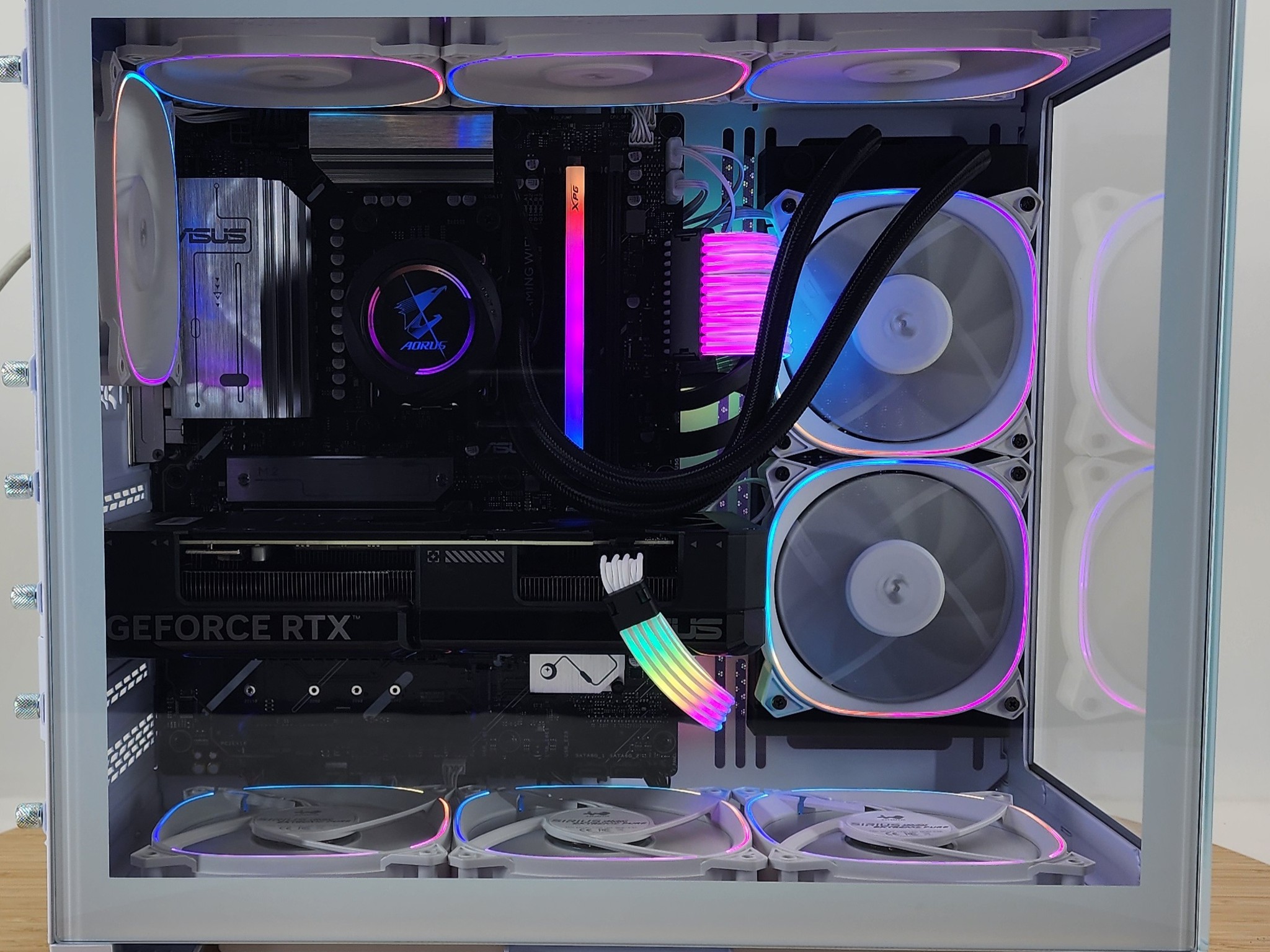 Gaming PC Ryzen 7 7700 16GB RAM 1TB SSD RTX 4070 12GB Windows 11 Computer