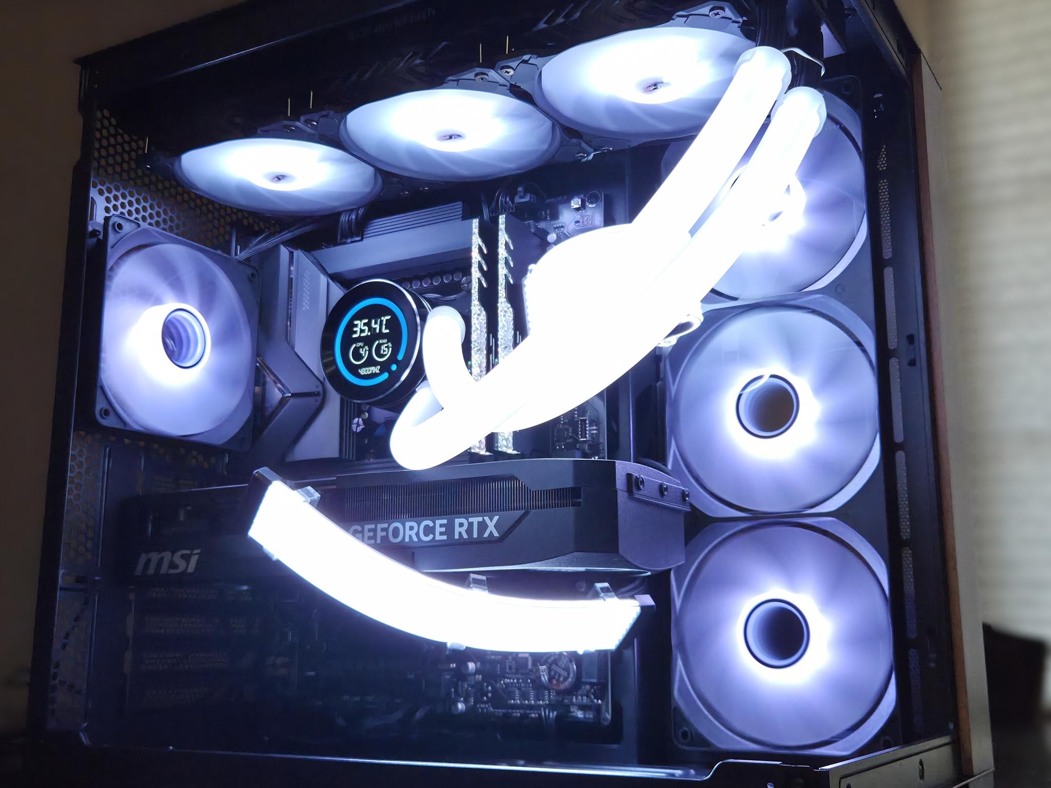 Onyxia!🐉 265F|5070|DDR5-32GB|1TB|Temp Display