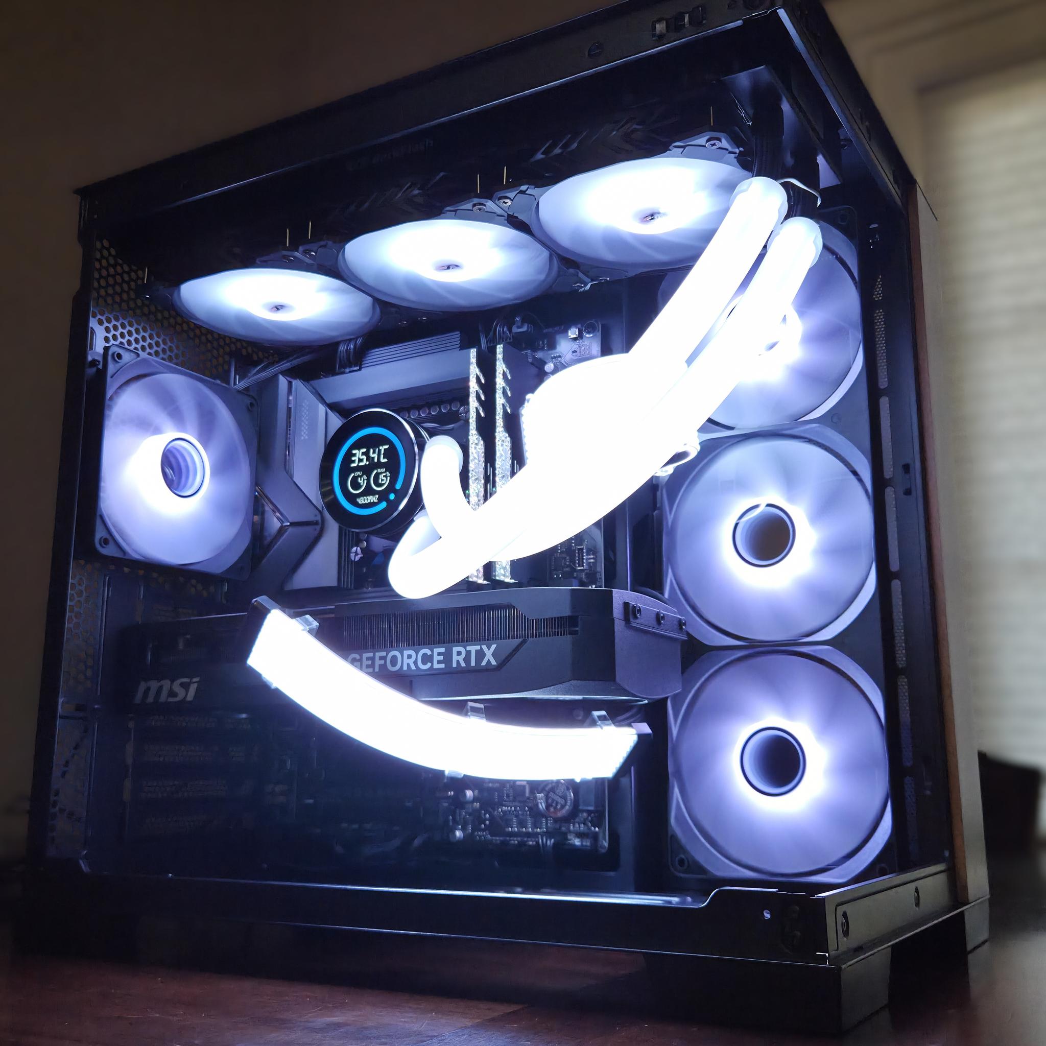 Onyxia!🐉 265F|5070|DDR5-32GB|1TB|Temp Display