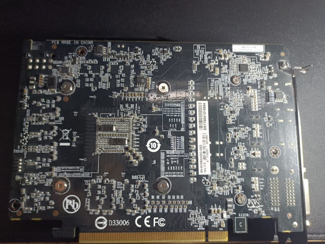 GeForce GTX 1060 3GB Single Fan Graphics Card