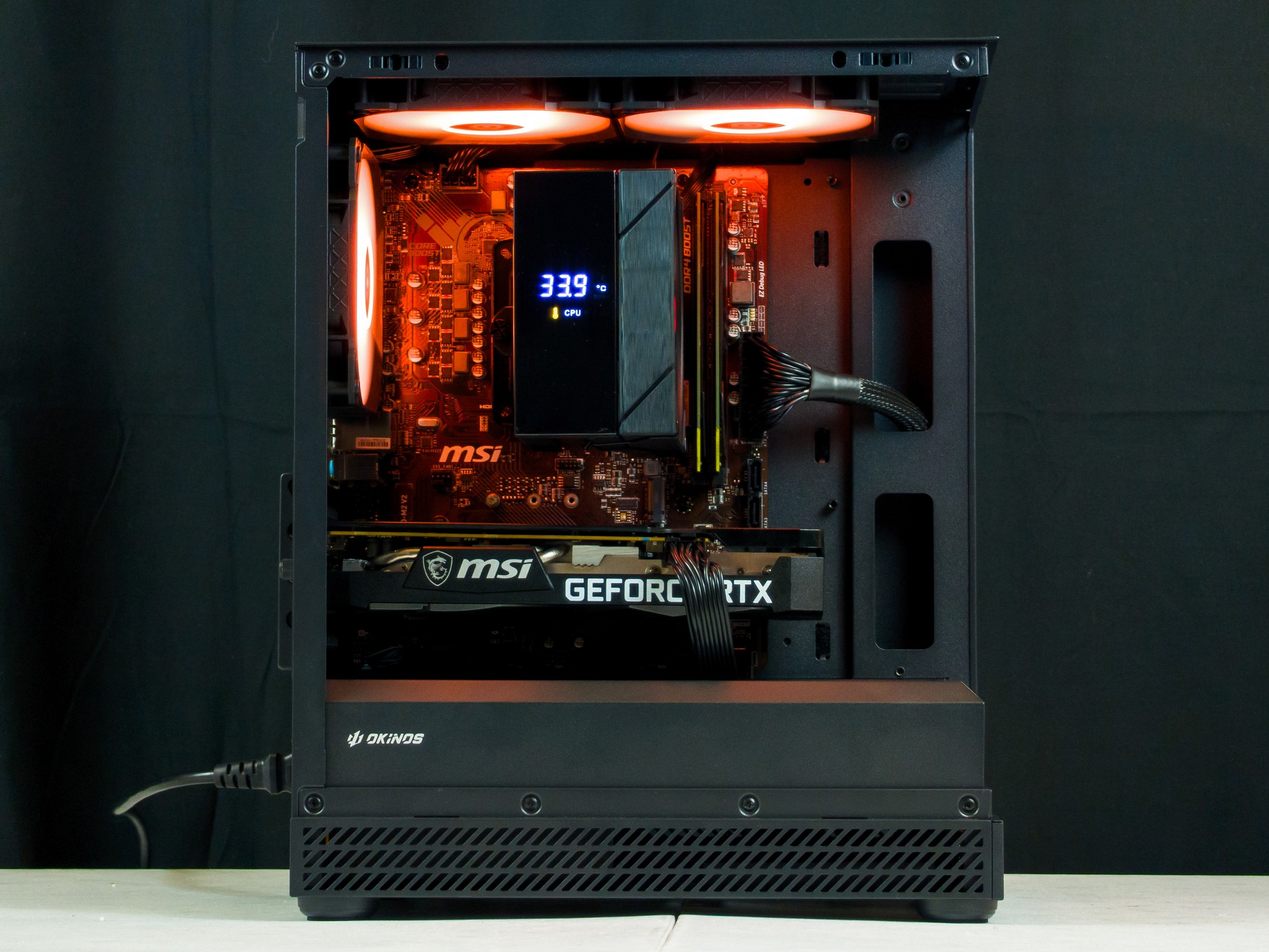 🧡🖤 RTX 3060Ti / Ryzen 5 5500 / 16GB Gaming PC 🖤🧡