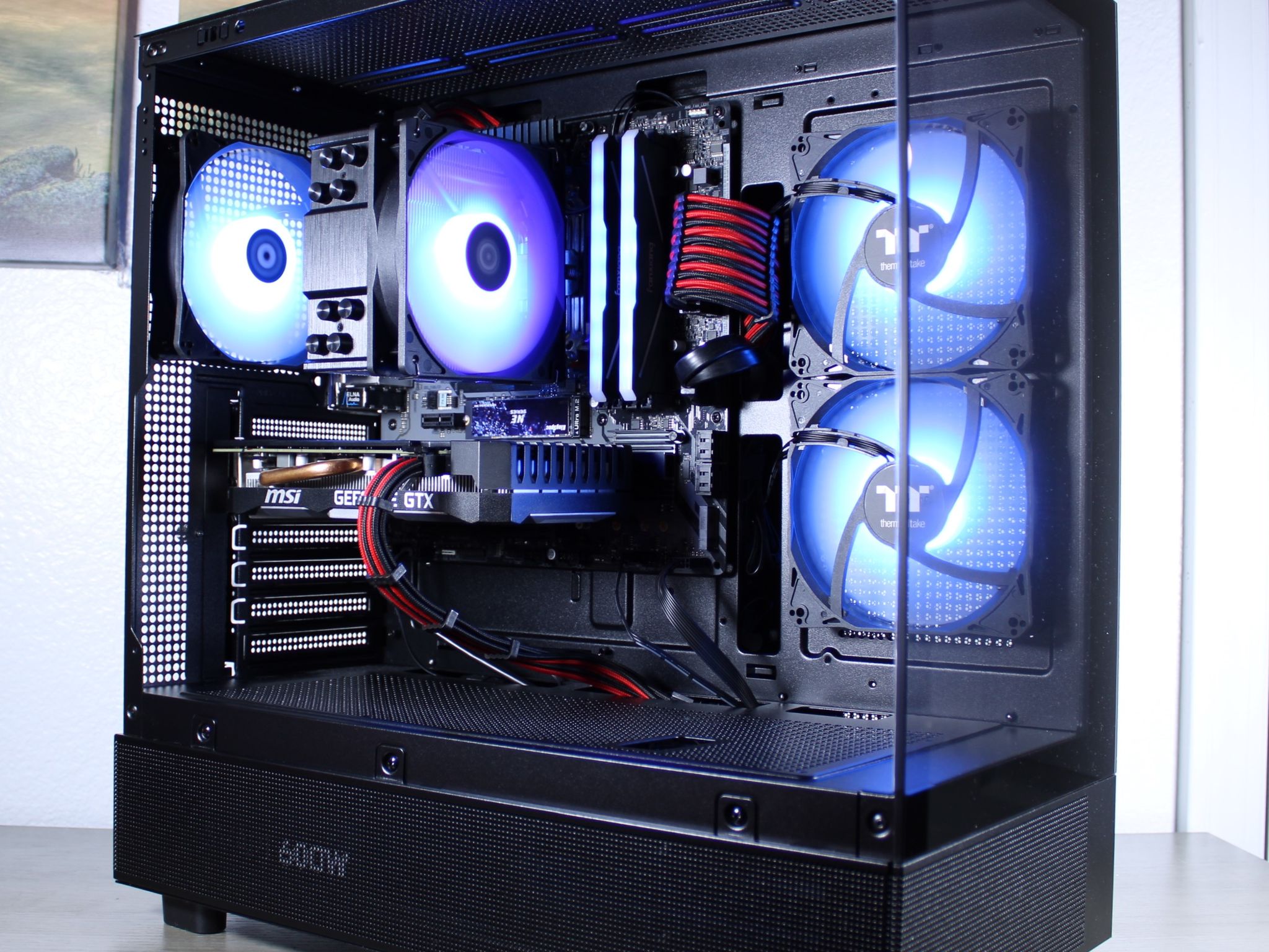 ⚫️🔴 GAMING PC!! | GTX 1660 Super | Ryzen 5 2600 | RGB 16GB Ram | 1TB NVME | Win 11 Activated | WIFI