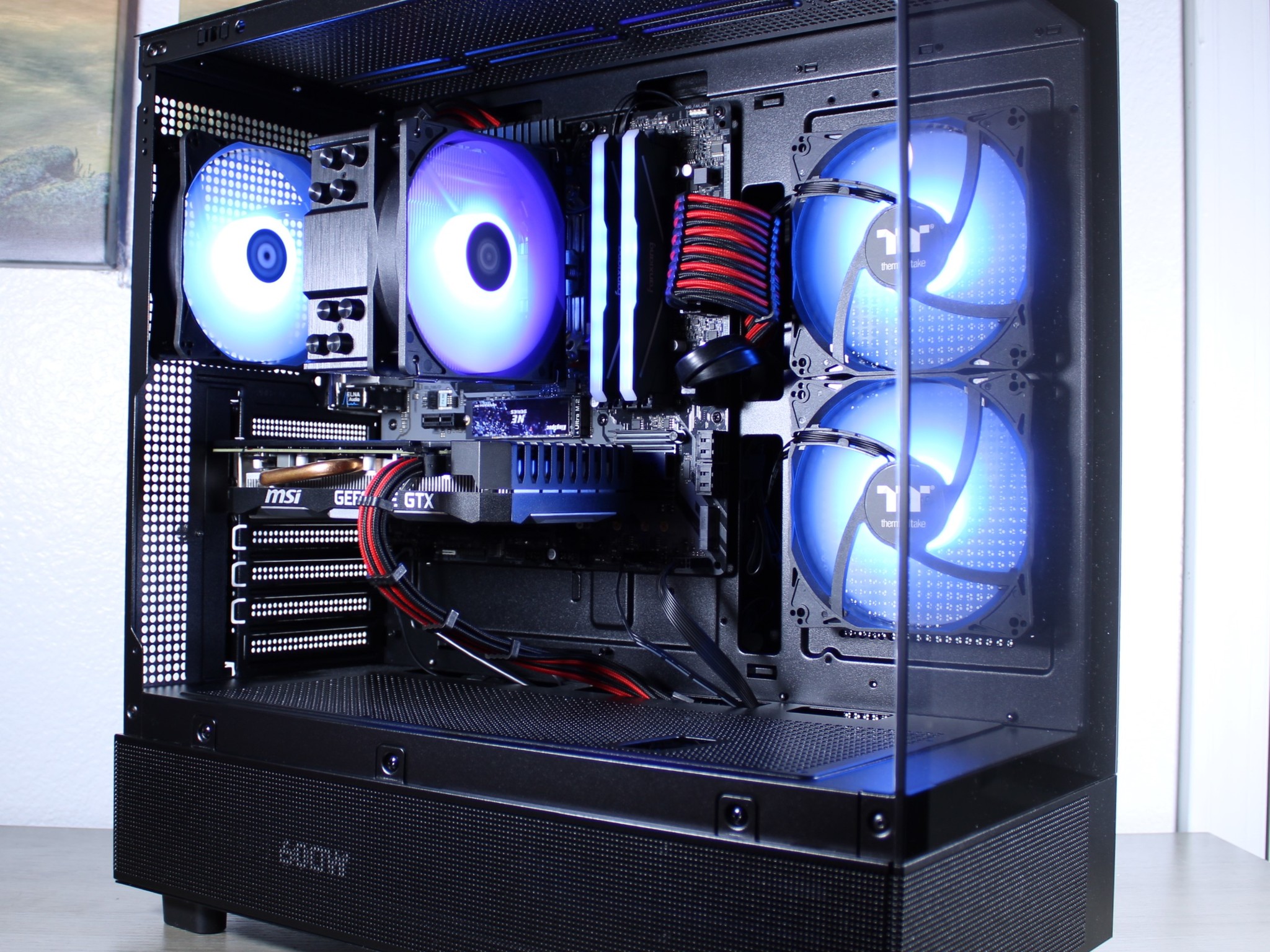 ⚫️🔴 GAMING PC!! | GTX 1660 Super | Ryzen 5 2600 | RGB 16GB Ram | 1TB NVME | Win 11 Activated | WIFI