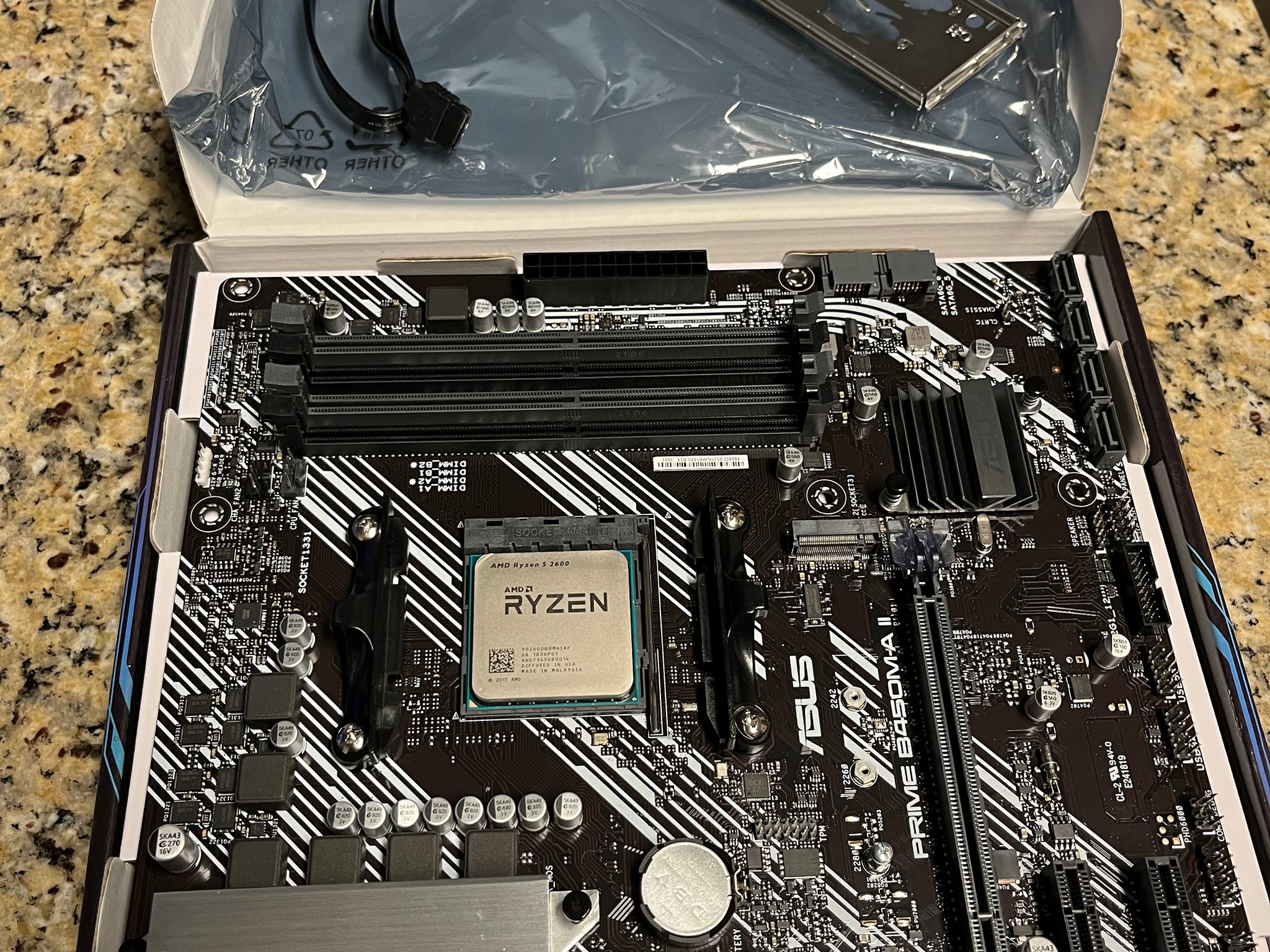 Asus Prime B450M-A II w/ Ryzen 5 2600