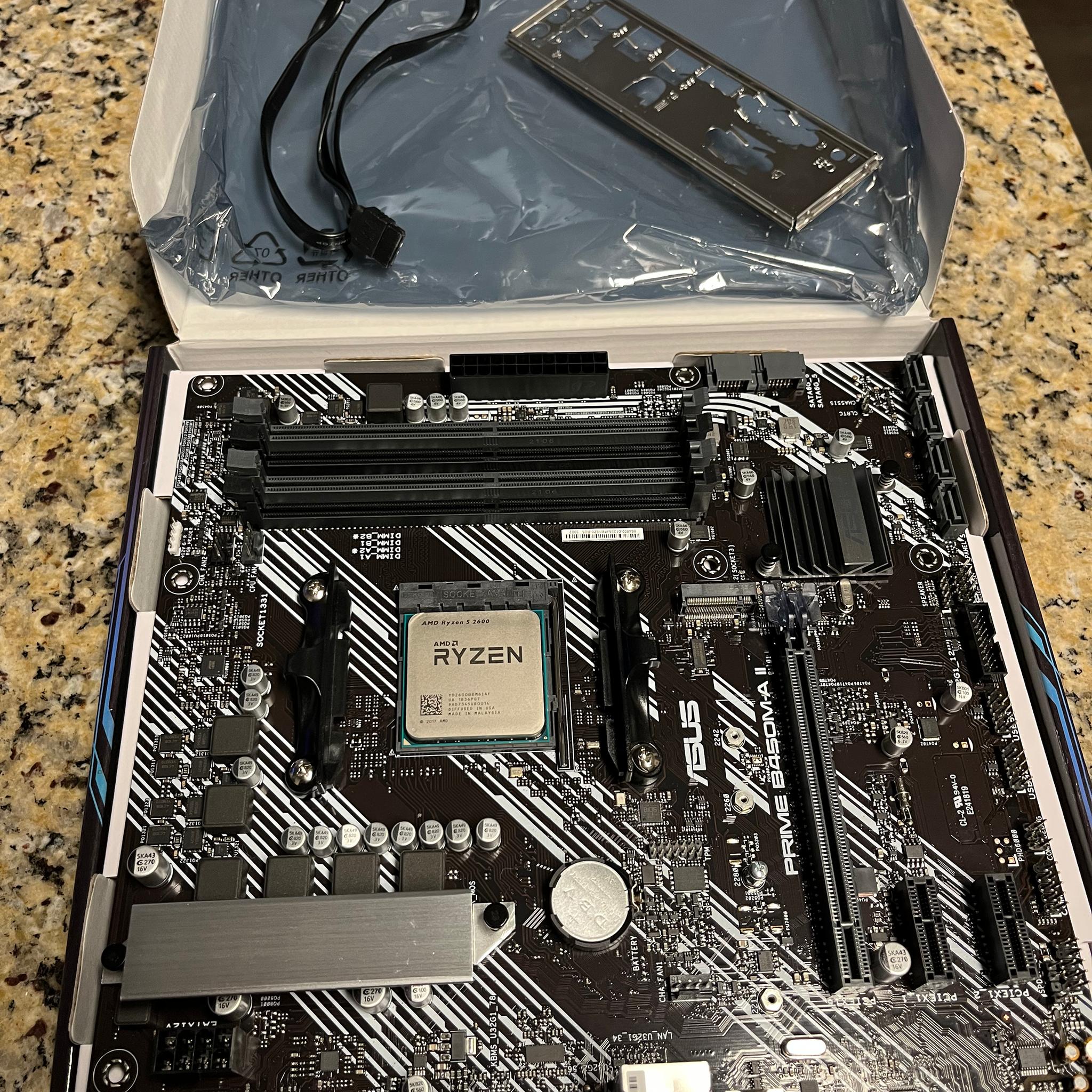 Asus Prime B450M-A II w/ Ryzen 5 2600