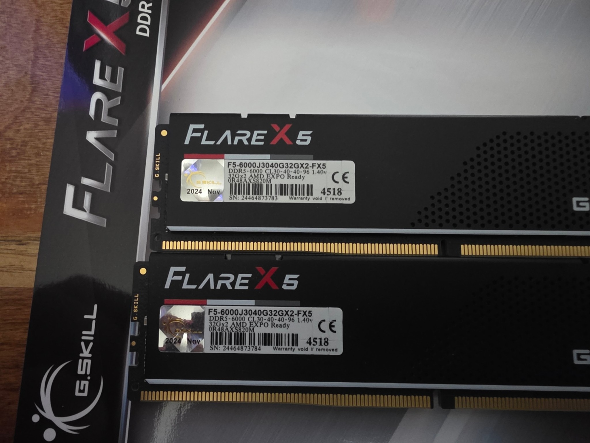 G.SKILL Flare X5 Series DDR5 RAM (AMD Expo) 64GB (2x32GB) 6000MT/s CL30-40-40-96