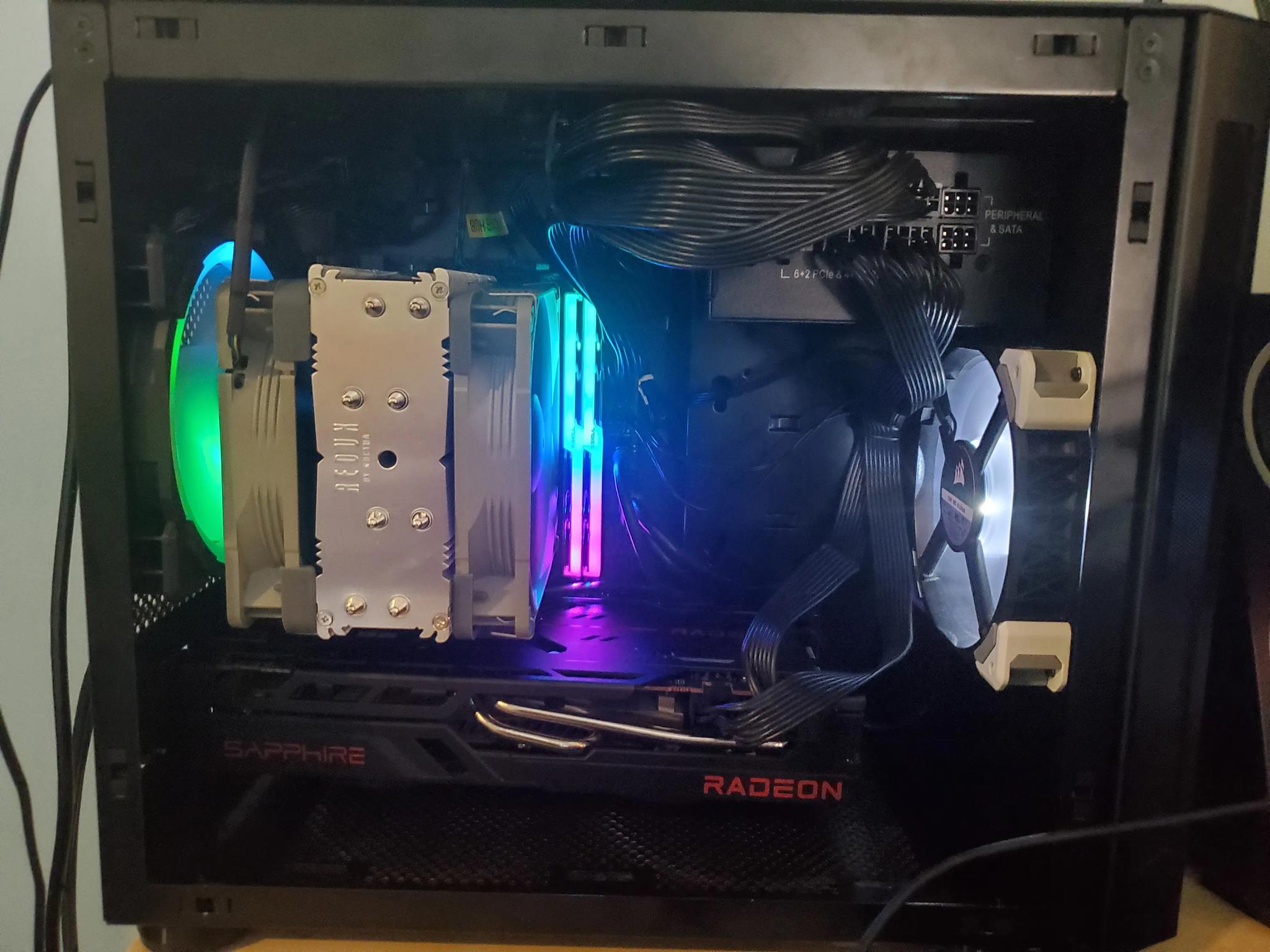 RX 6700XT Ryzen 5 5600X Mini ITX PC Windows 10 Pro Bluetooth Wifi GREAT VALUE
