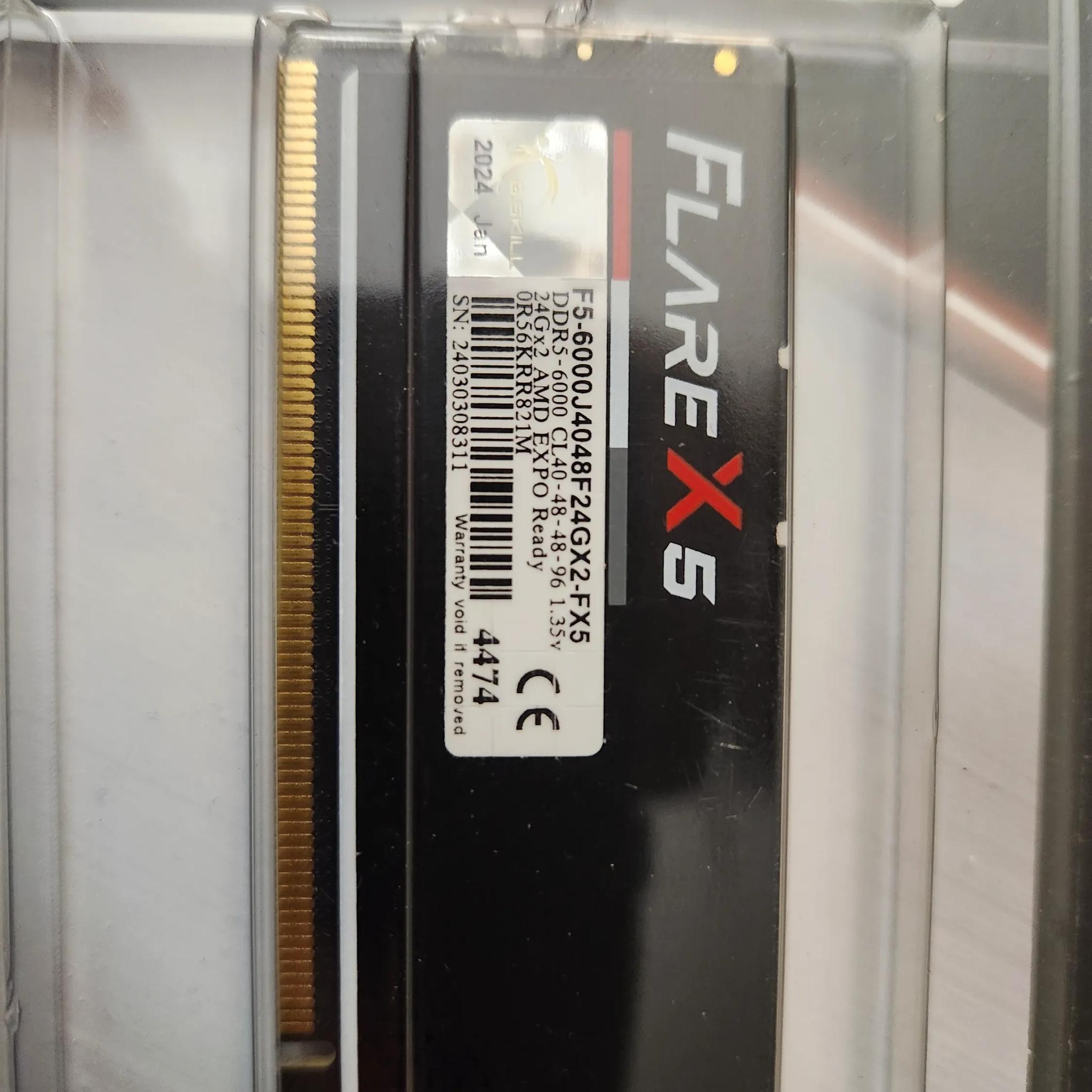 G.Skill Flare X5 48 GB (2 x 24 GB) DDR5-6000 CL40