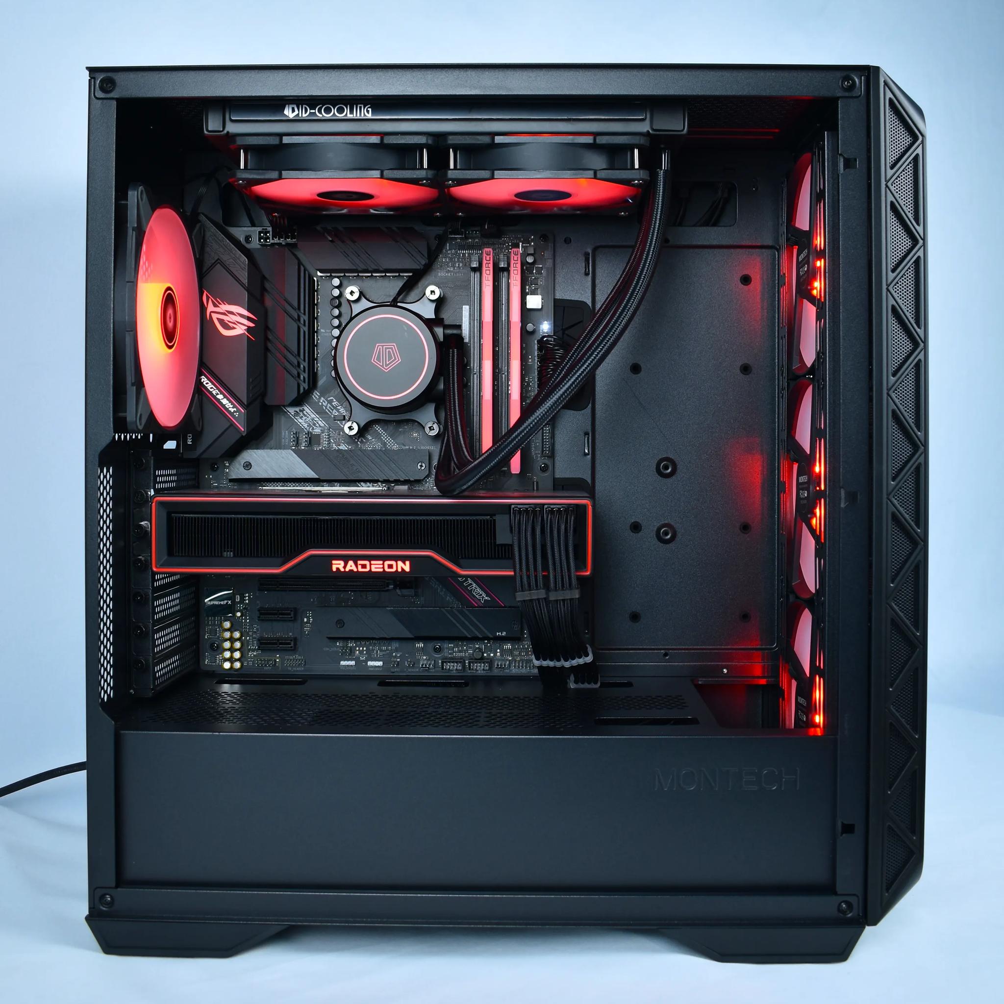 🕷️BLACK WIDOW🕷️ 1440p/4K Gaming/Streaming PC | Ryzen 7 5800X, RX 6800XT 16GB, 32GB DDR4, 1TB SSD |