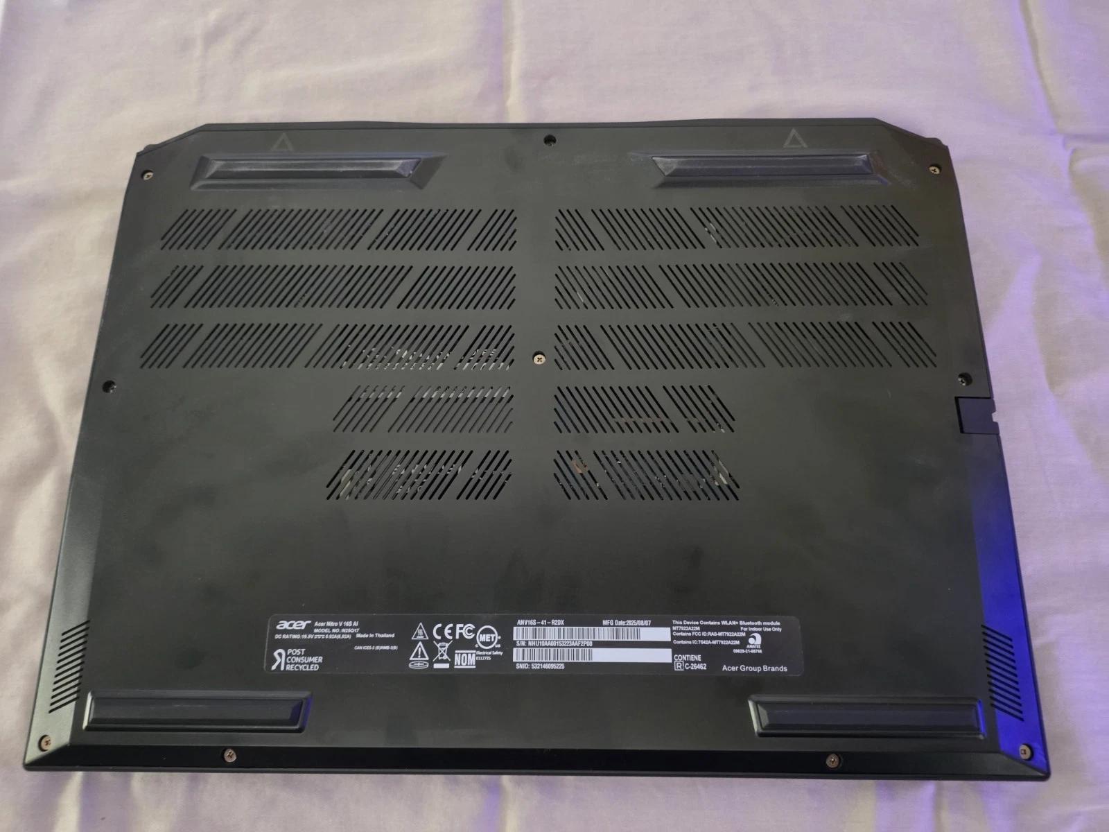 Acer Nitro V 16S AI Gaming Laptop AMD Ryzen 7 260, 16GB RAM, 1TB, RTX 5070 8gb