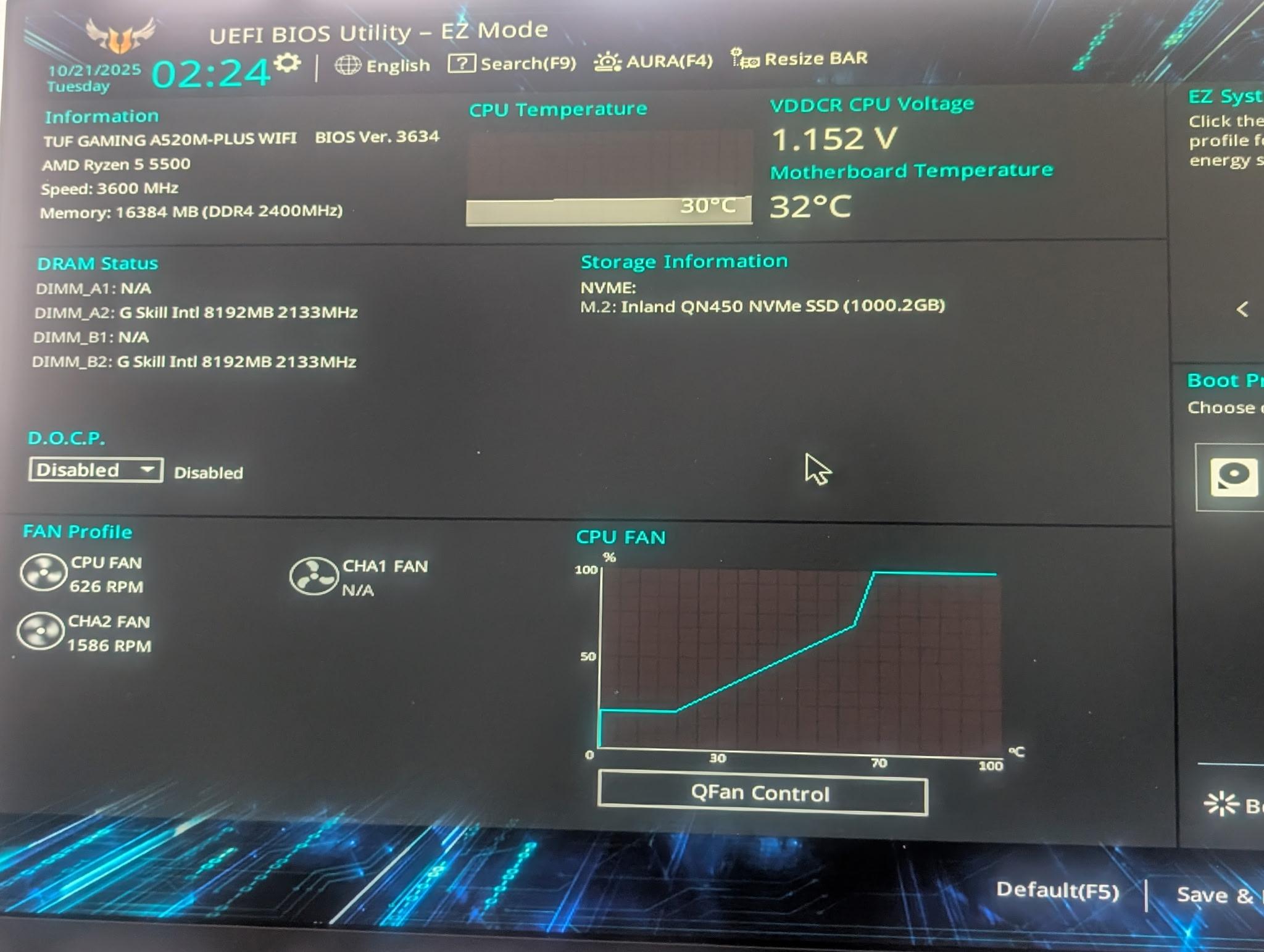 AMD Ryzen 5 5500 | RTX 5060 8GB | 16GB DDR4 | 1TB NVMe SSD | Wifi | Windows 11 Home |  Gaming PC