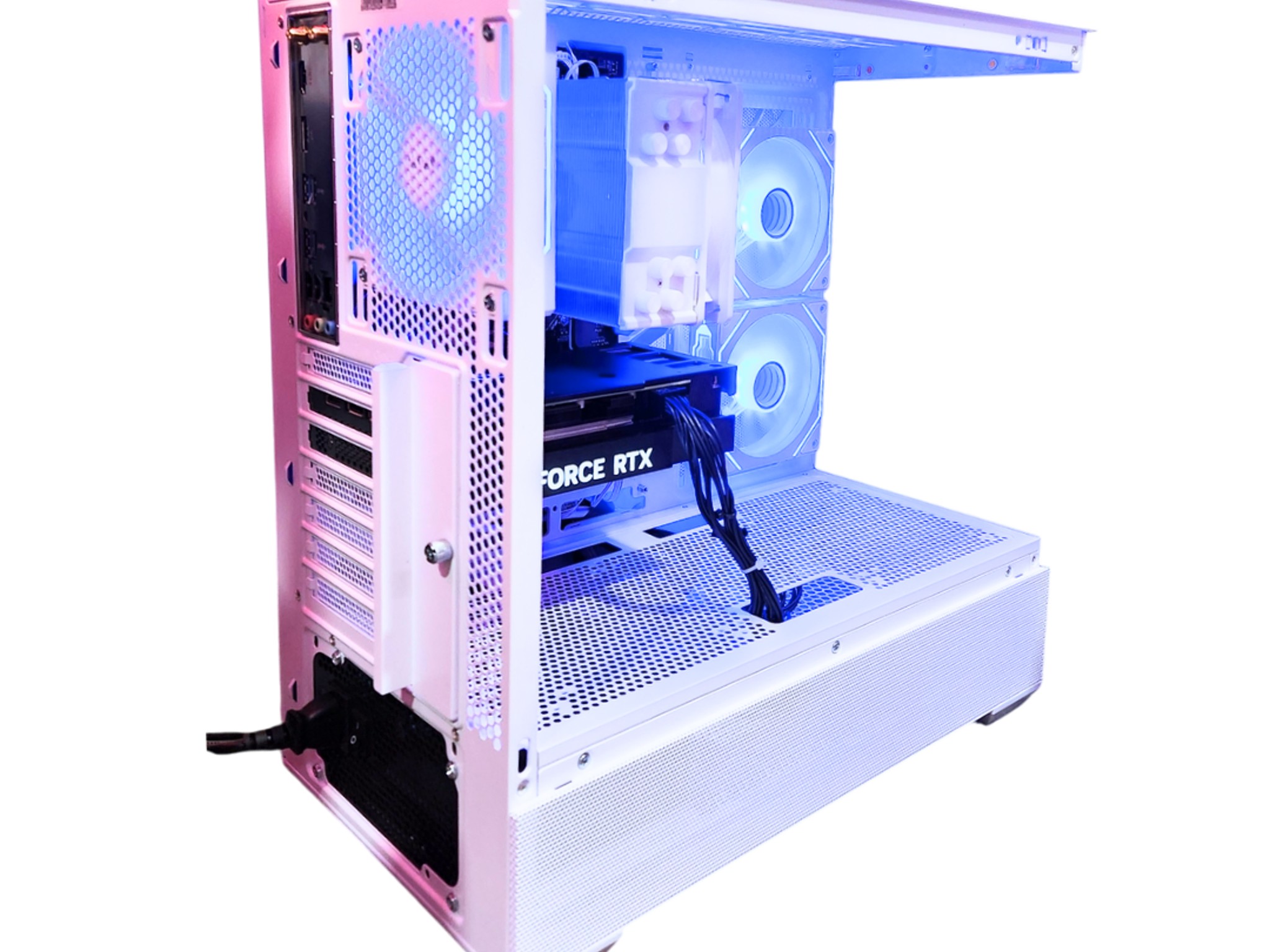 🏔 Frost❄️: RTX 4070 12GB | Ryzen 7500F | 32GB DDR5 RAM | 1TB SSD | 4 RGB Fans | White RGB Gaming PC