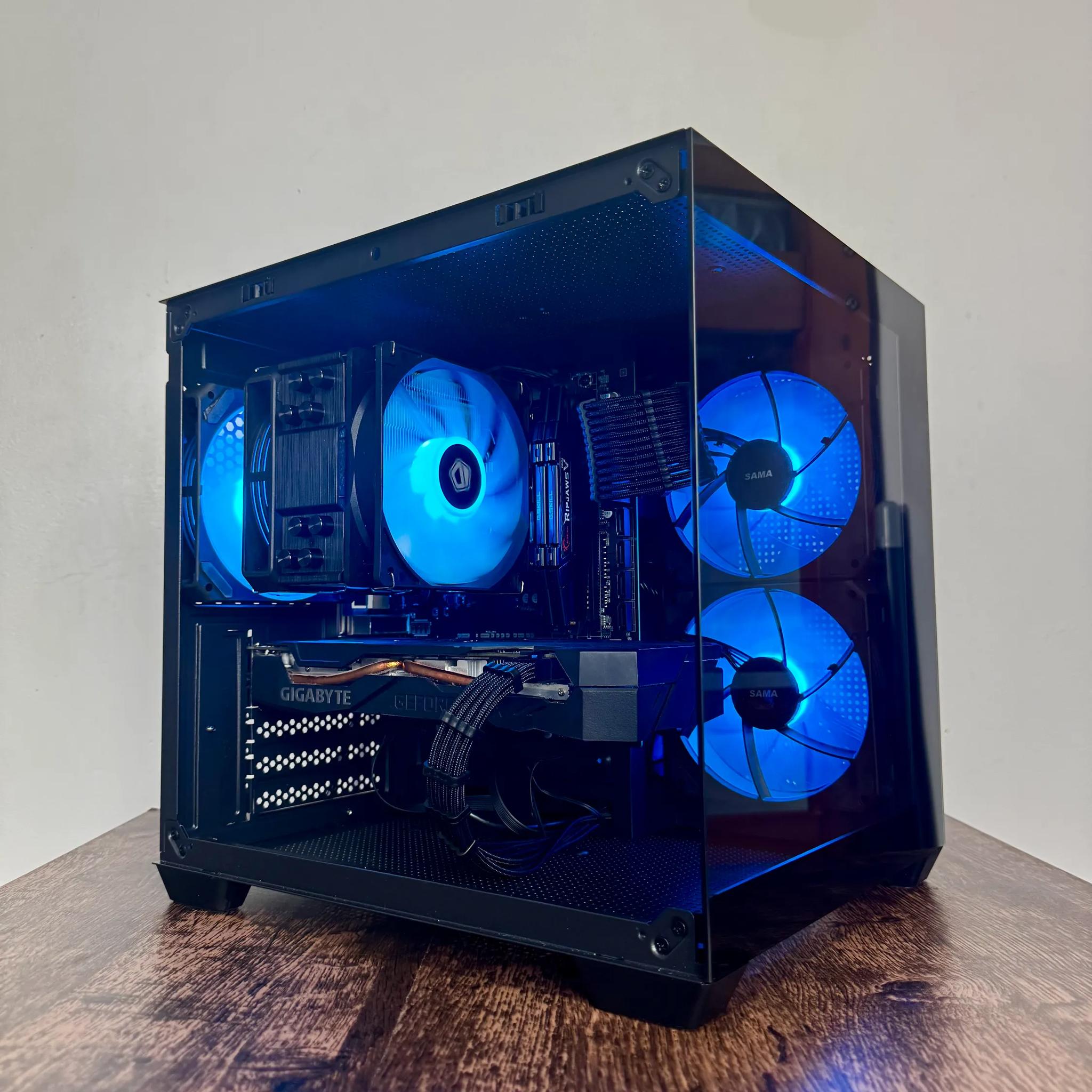 🖤Black🖤 Budget Gaming PC (Ryzen 5 2600 + RTX 2060 Super + 16gb Ram)