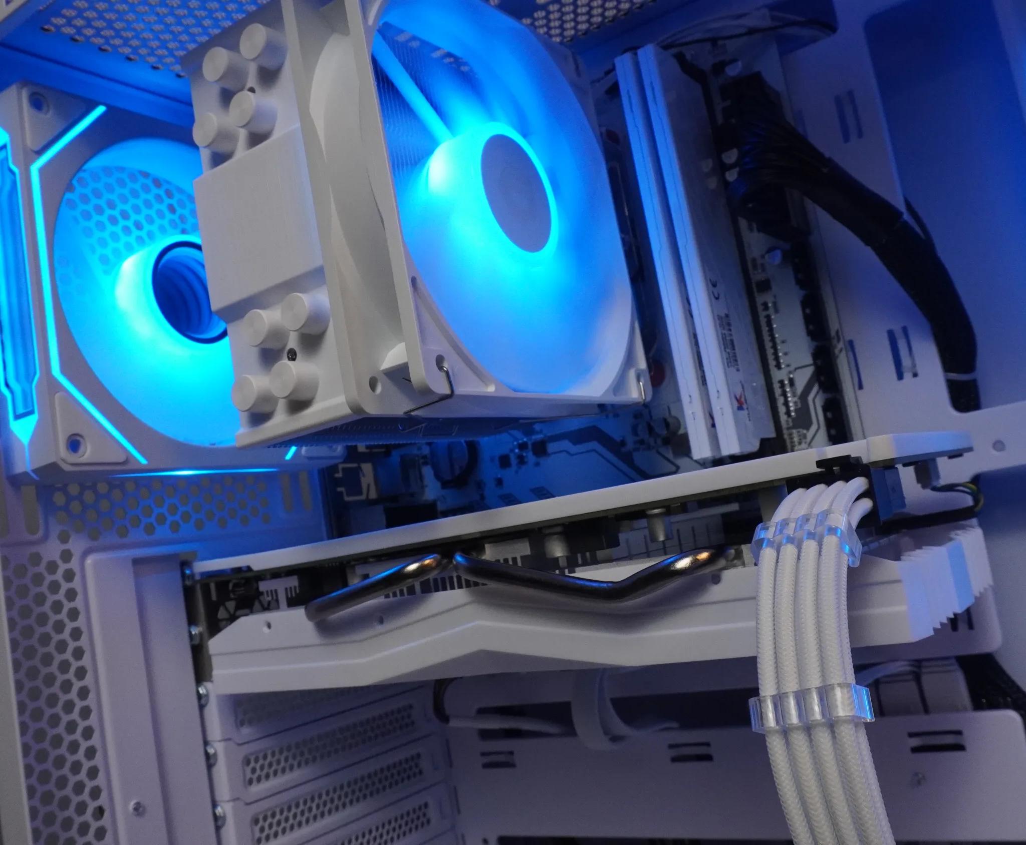 🤍ALL WHITE🤍 Starter GAMING MACHINE 🧡RX 580 2048SP 🧡 Ryzen 5 5500 | 32GB | 1TB...