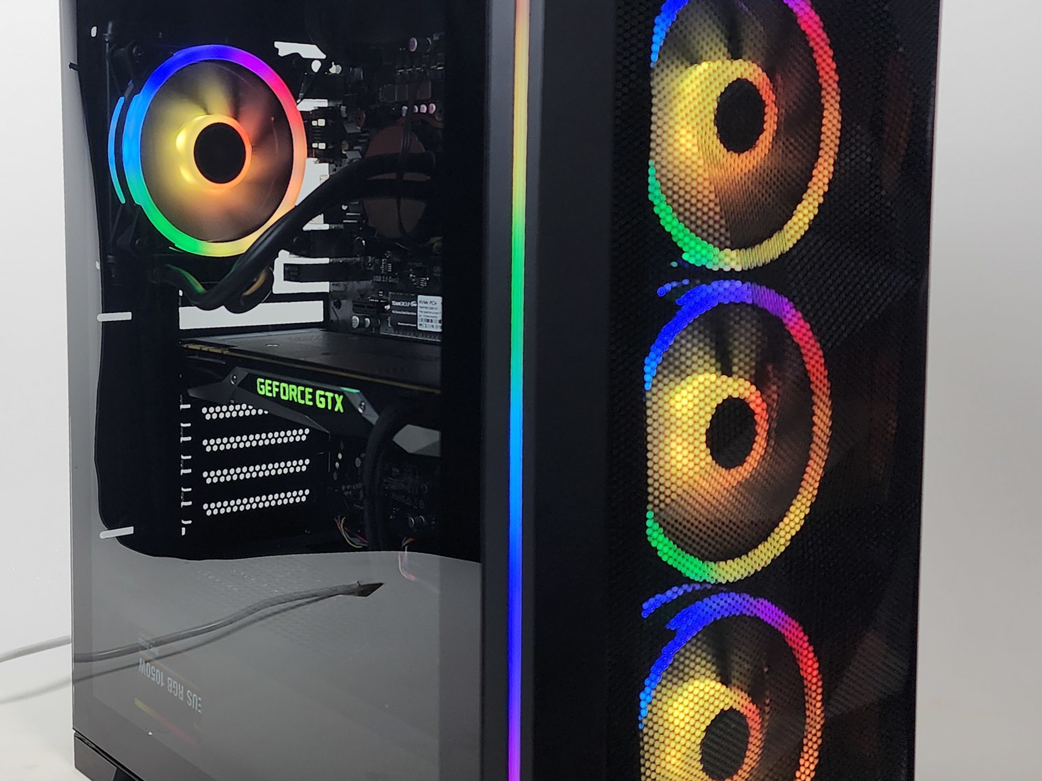 Gaming PC i7-8700K 16GB RAM 512GB SSD GTX 1080 8GB Windows 11 Computer