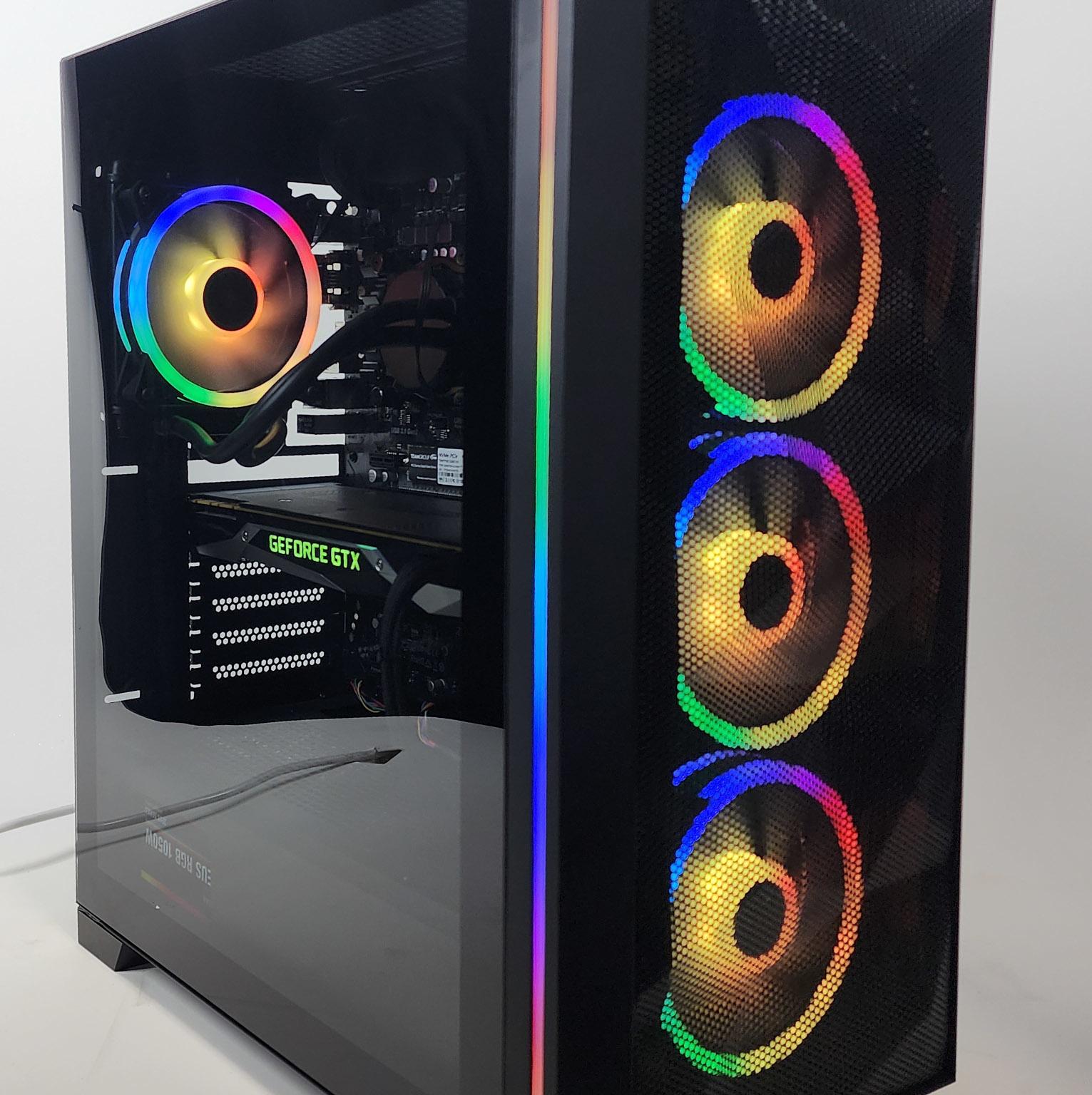 Gaming PC i7-8700K 16GB RAM 512GB SSD GTX 1080 8GB Windows 11 Computer