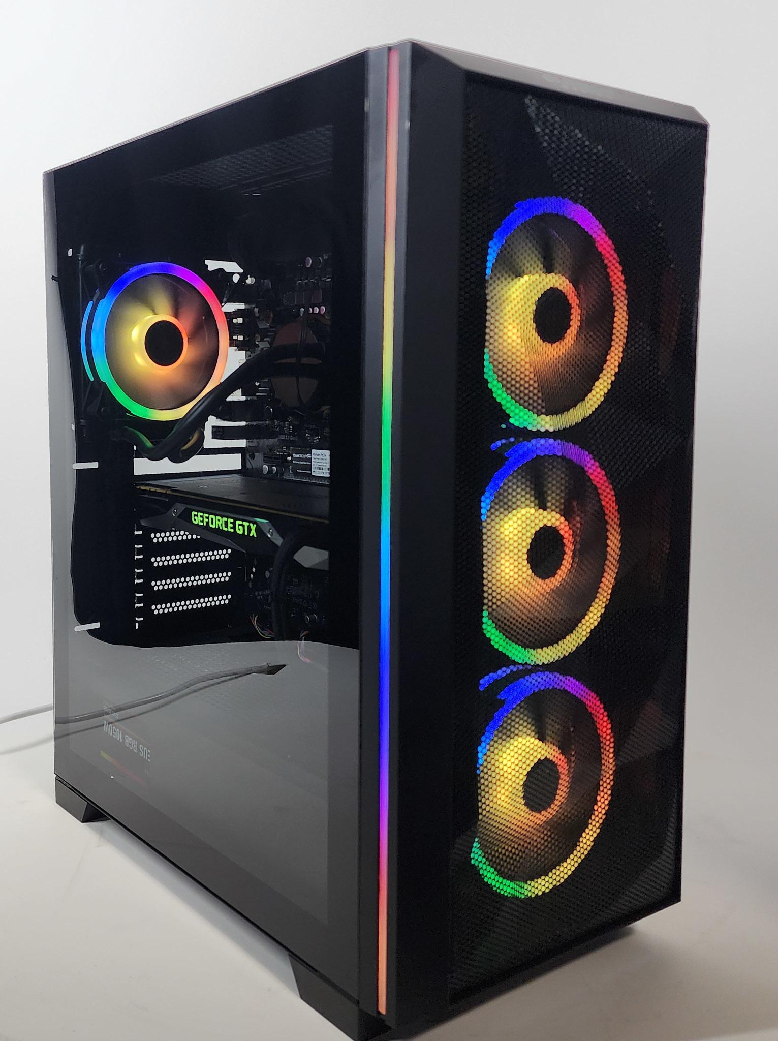 Gaming PC i7-8700K 16GB RAM 512GB SSD GTX 1080 8GB Windows 11 Computer