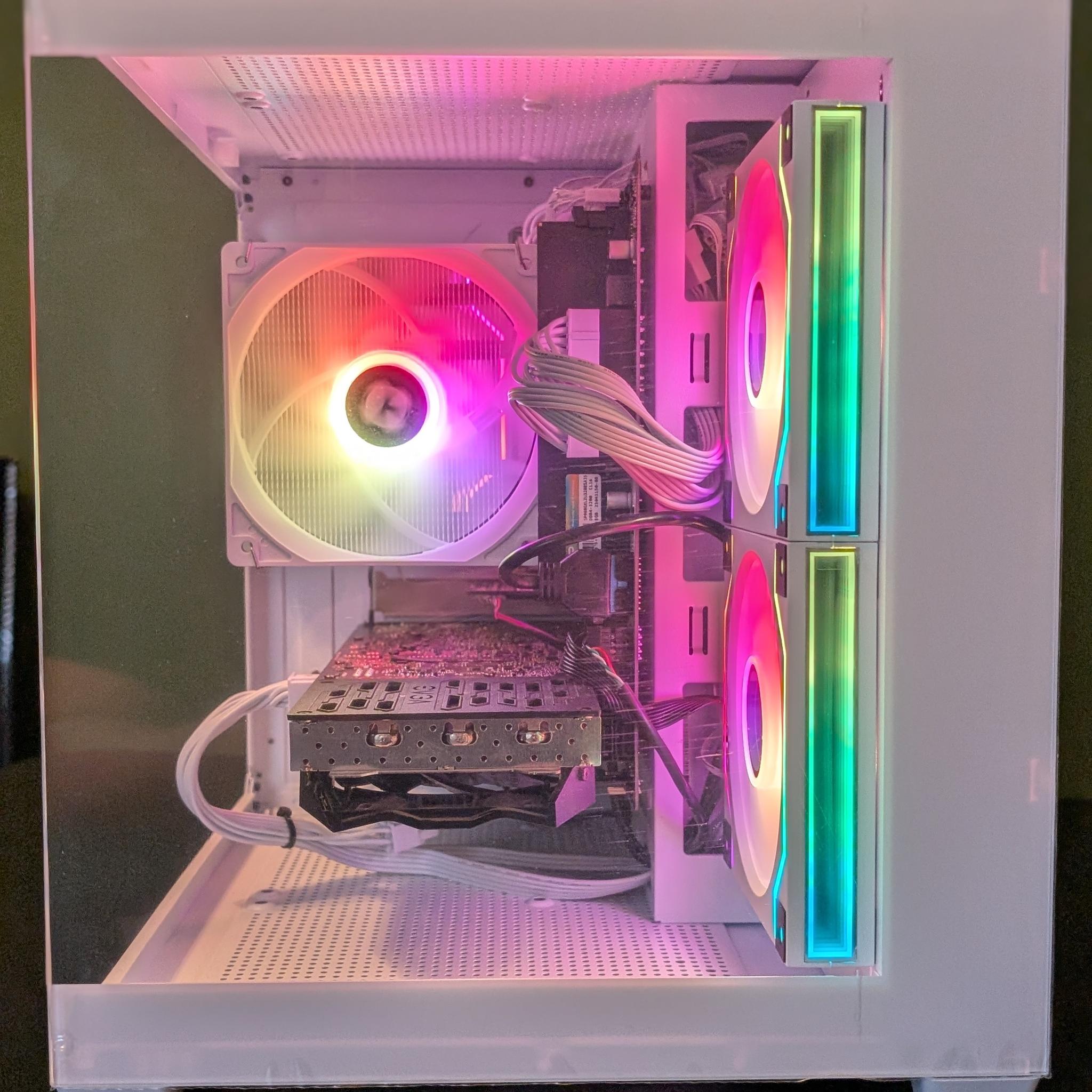 Ryzen 5 2600x | RTX 2060 - White Fish Tank Gaming PC