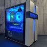 Off-White : Custom Gaming PC (i3-10100F, 16gb ddr4, GTX 1080, 256GB NVME SSD, 2TB HDD)