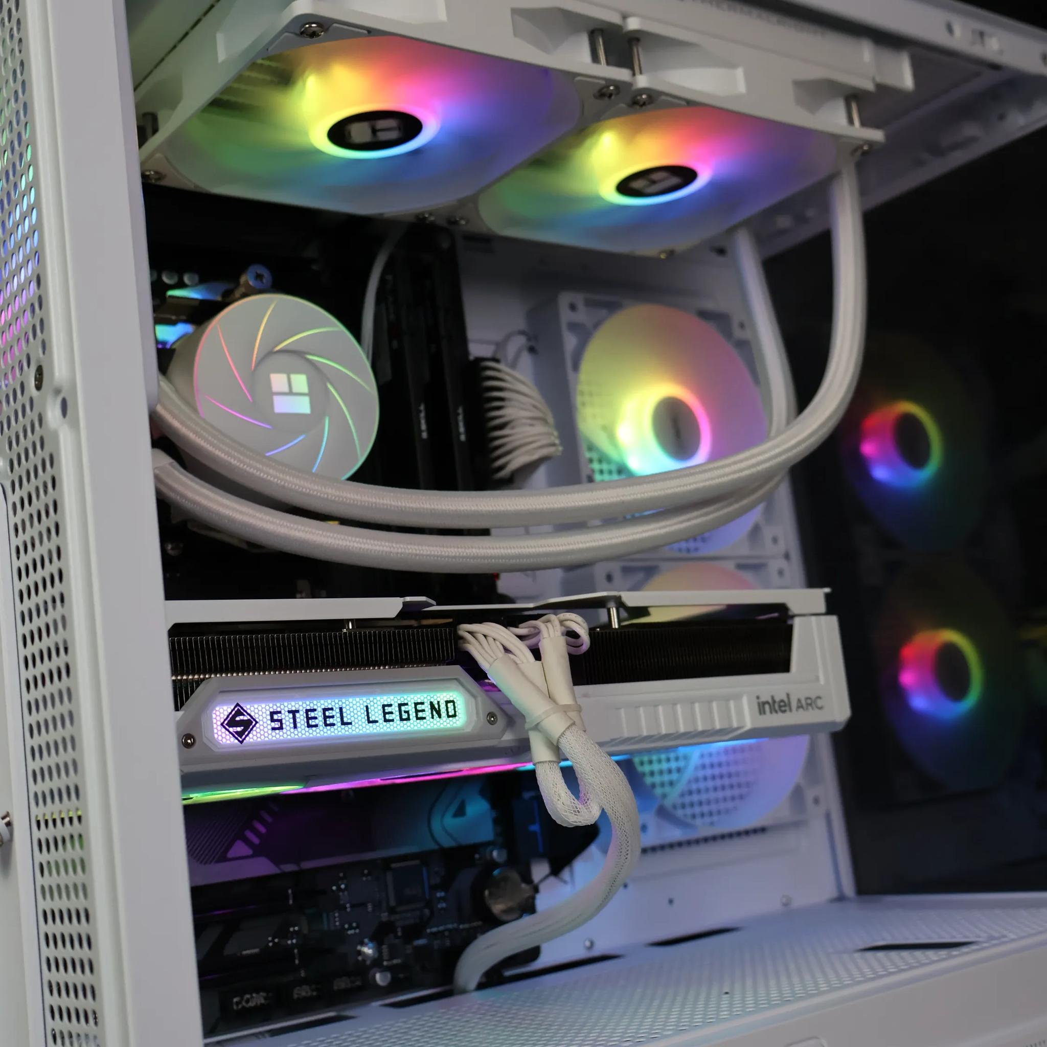 ⚪ Ryzen 5 8400F/Arc B580 12GB Gaming/Streaming PC ⚪