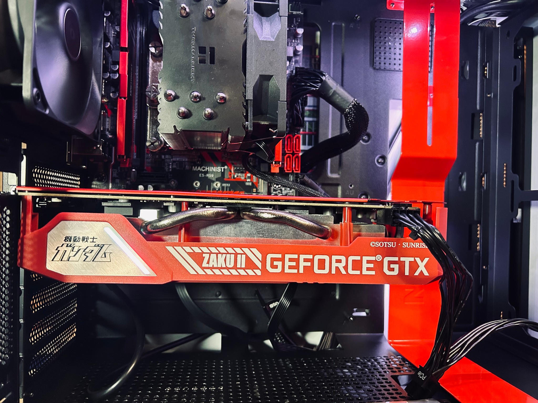 My Hero Academia/ Zaku II (Gundam) Anime collectors gaming rig