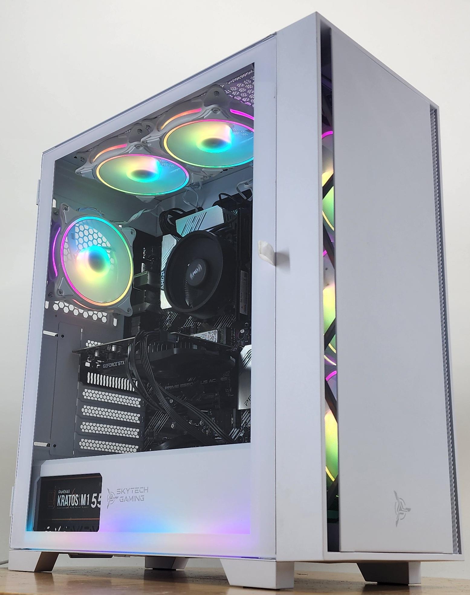 Gaming PC Ryzen 5 5600G 16GB RAM 256GB SSD + 1TB HDD GTX 1650 4GB Win11 Computer