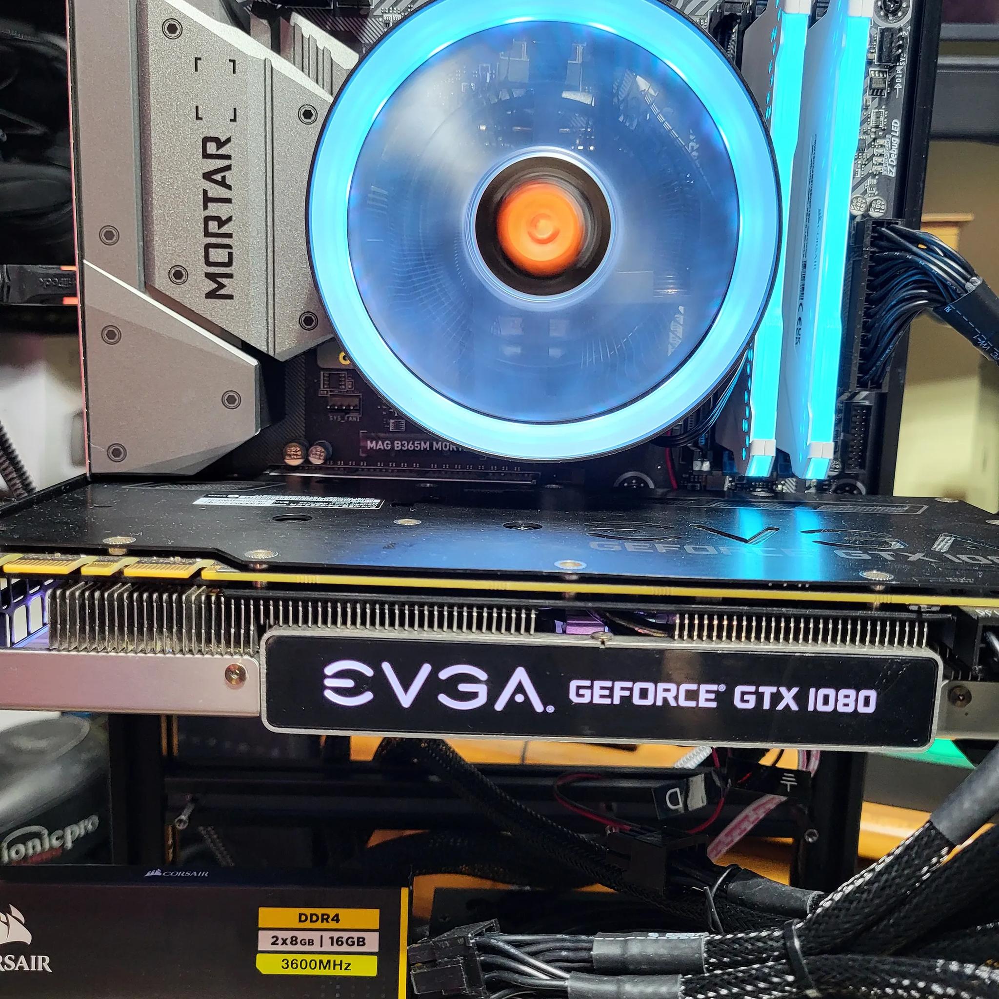 Sale!!!!  **MICRO ATX **  Mag Mortar B365m\ I5 8400 w/ rgb cooler, 16gb Ram and 1tb ssd