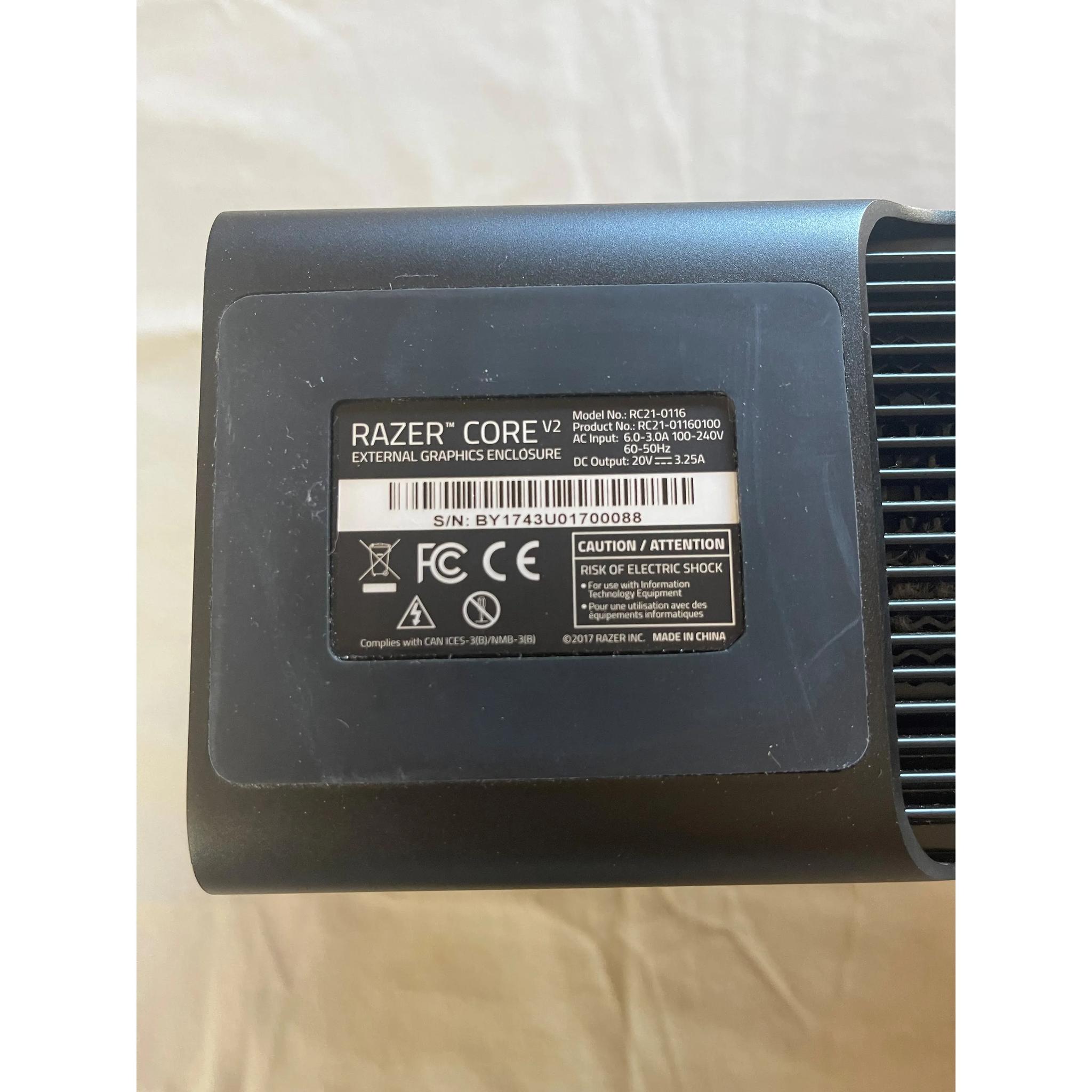 Razer Core V2 eGPU External Video Card Enclosure