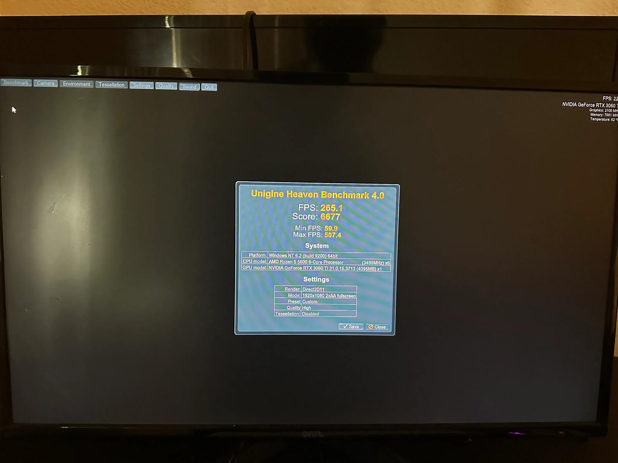 Ryzen 5 5600 / RTX 3060ti 8gb / 16gb 3200mhz Ram Custom Gaming PC