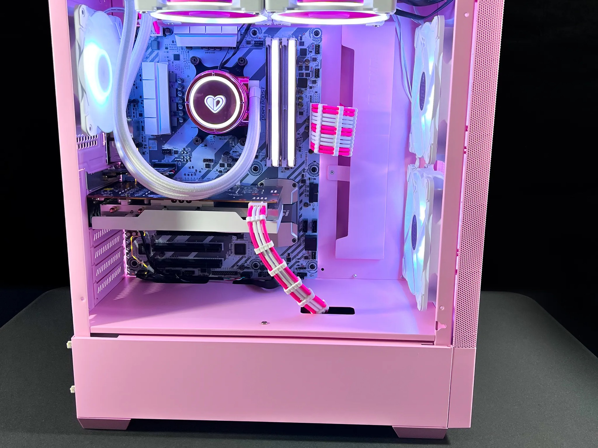 Ryzen 5 2600 | Radeon RX 6600 | Pink Gaming PC Build