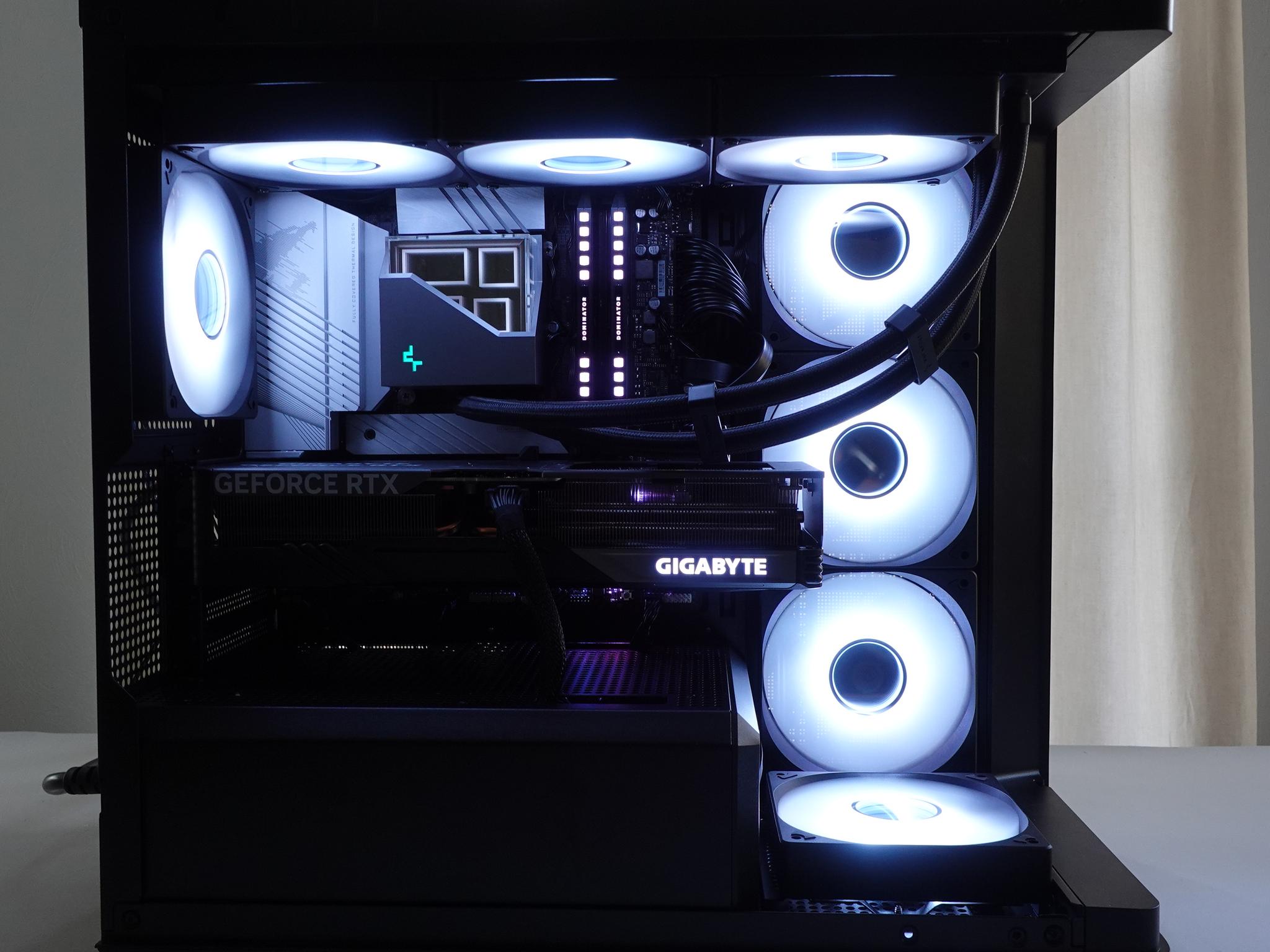 ⚫️🌀 Midnight Black Gaming PC Intel Core i5-13400F GIGABYTE GAMING OC 4070 32GB DDR5-5200 2TB NVMe