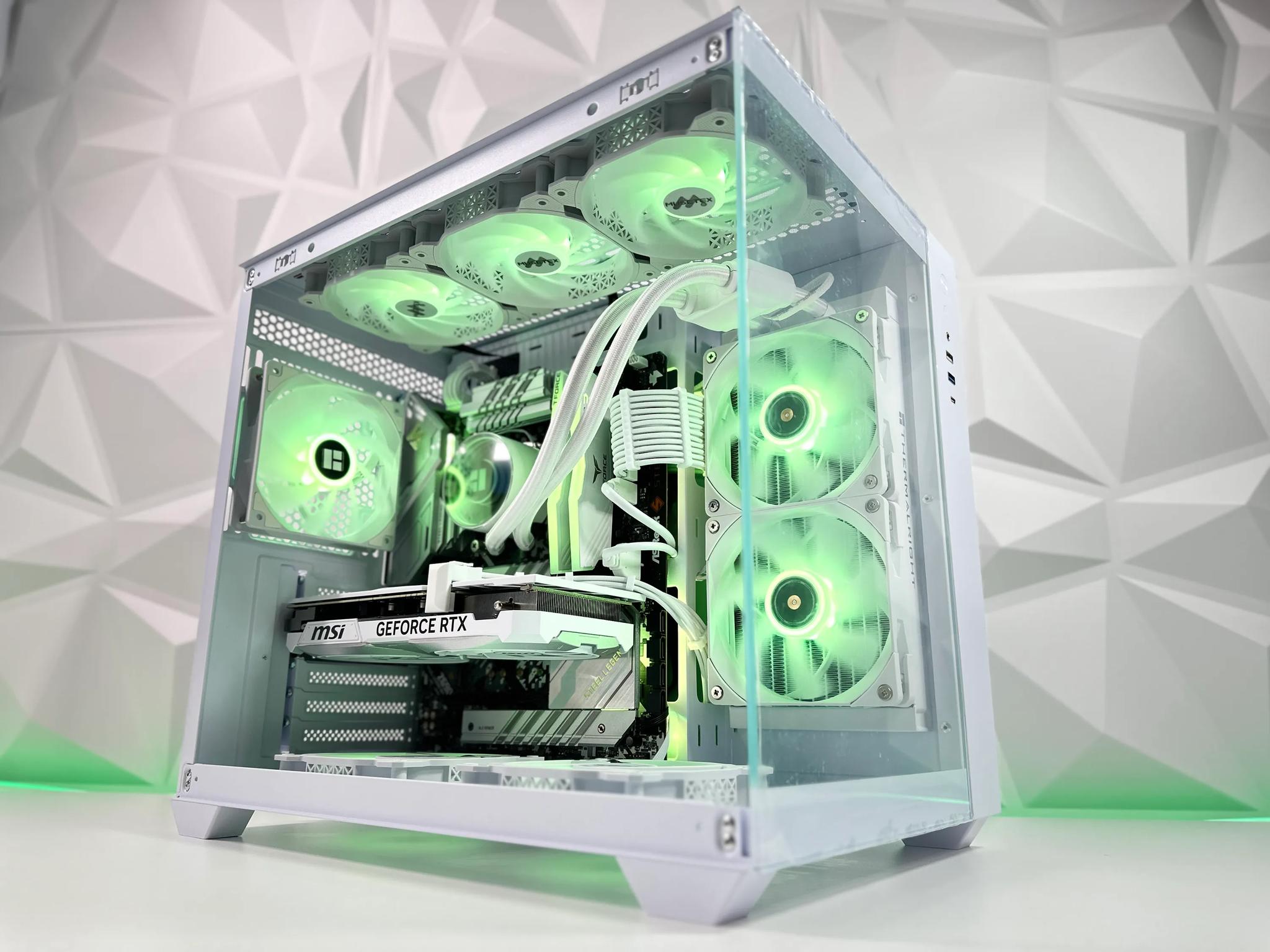 🧊👑 Night King🧟‍♂️🗡️ Gaming PC❄️Nvidia RTX 4070 12GB❄️Intel 13500 14-core❄️32GB DDR4❄️1TB NVME