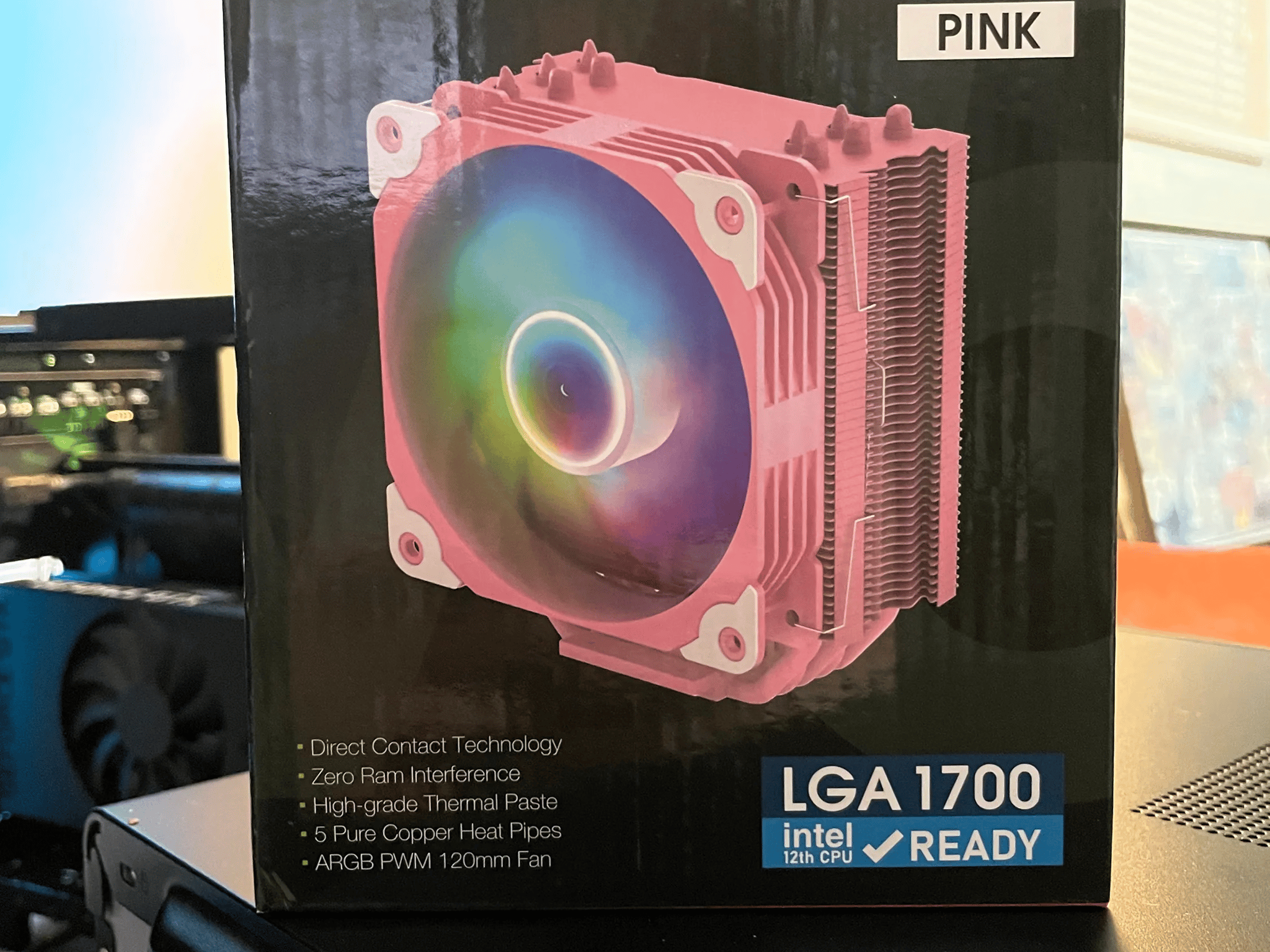 Vetroo V5 Pink CPU Cooler