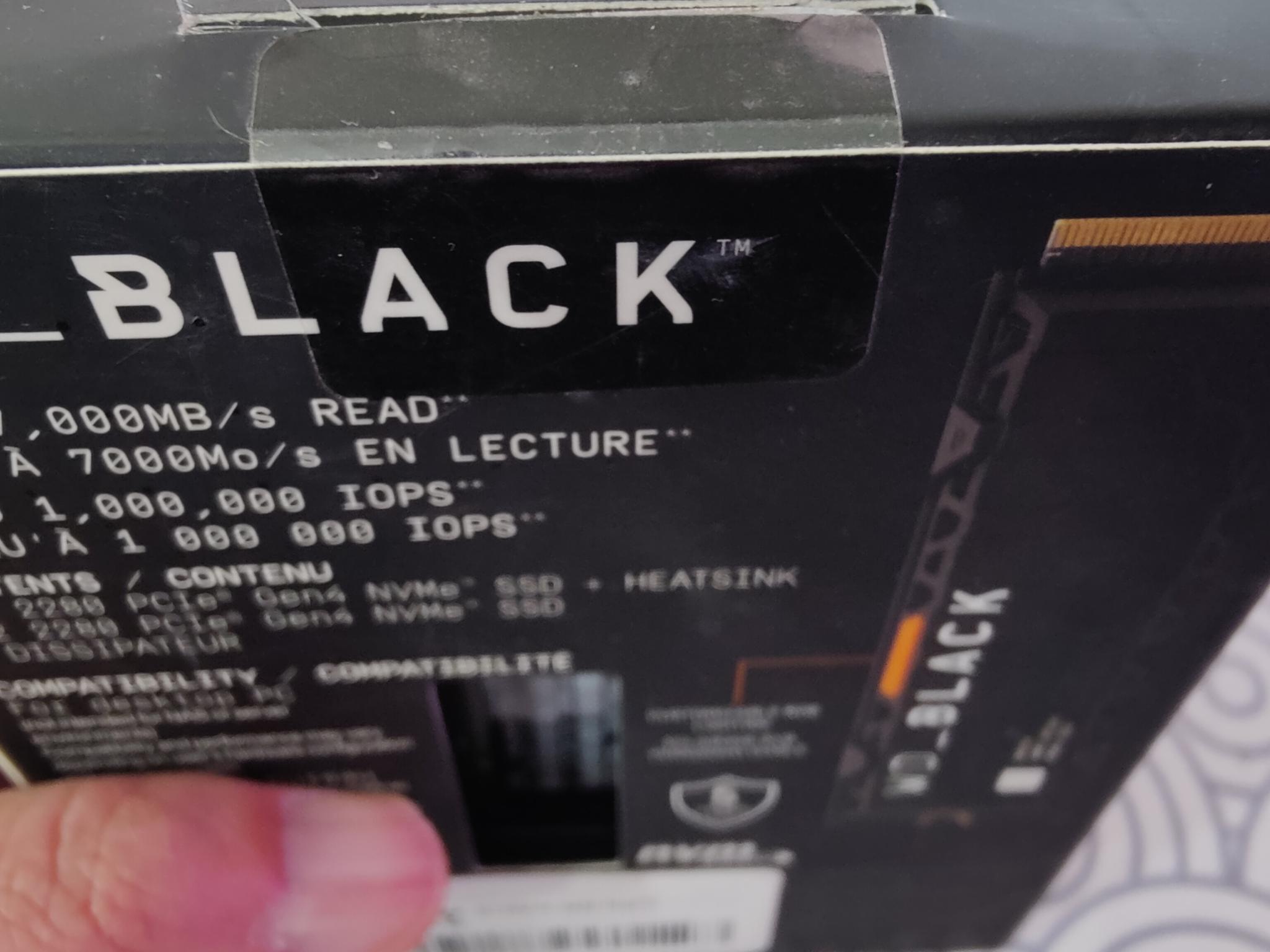 BNIB WD_Black SN850 2TB