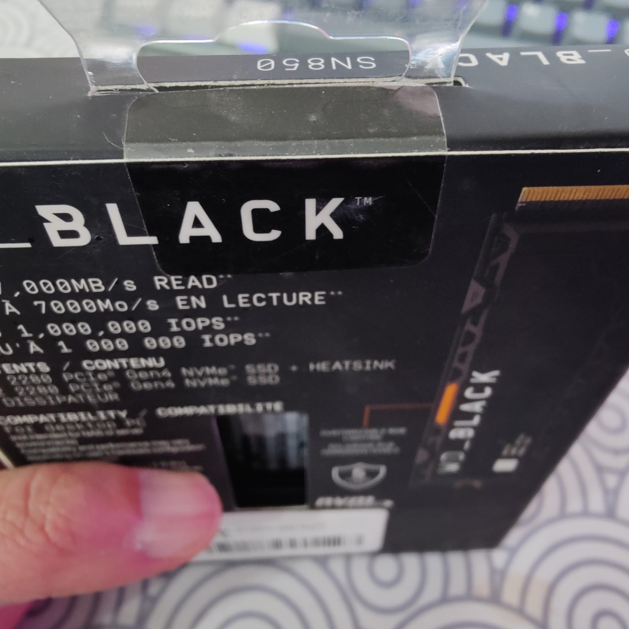 BNIB WD_Black SN850 2TB