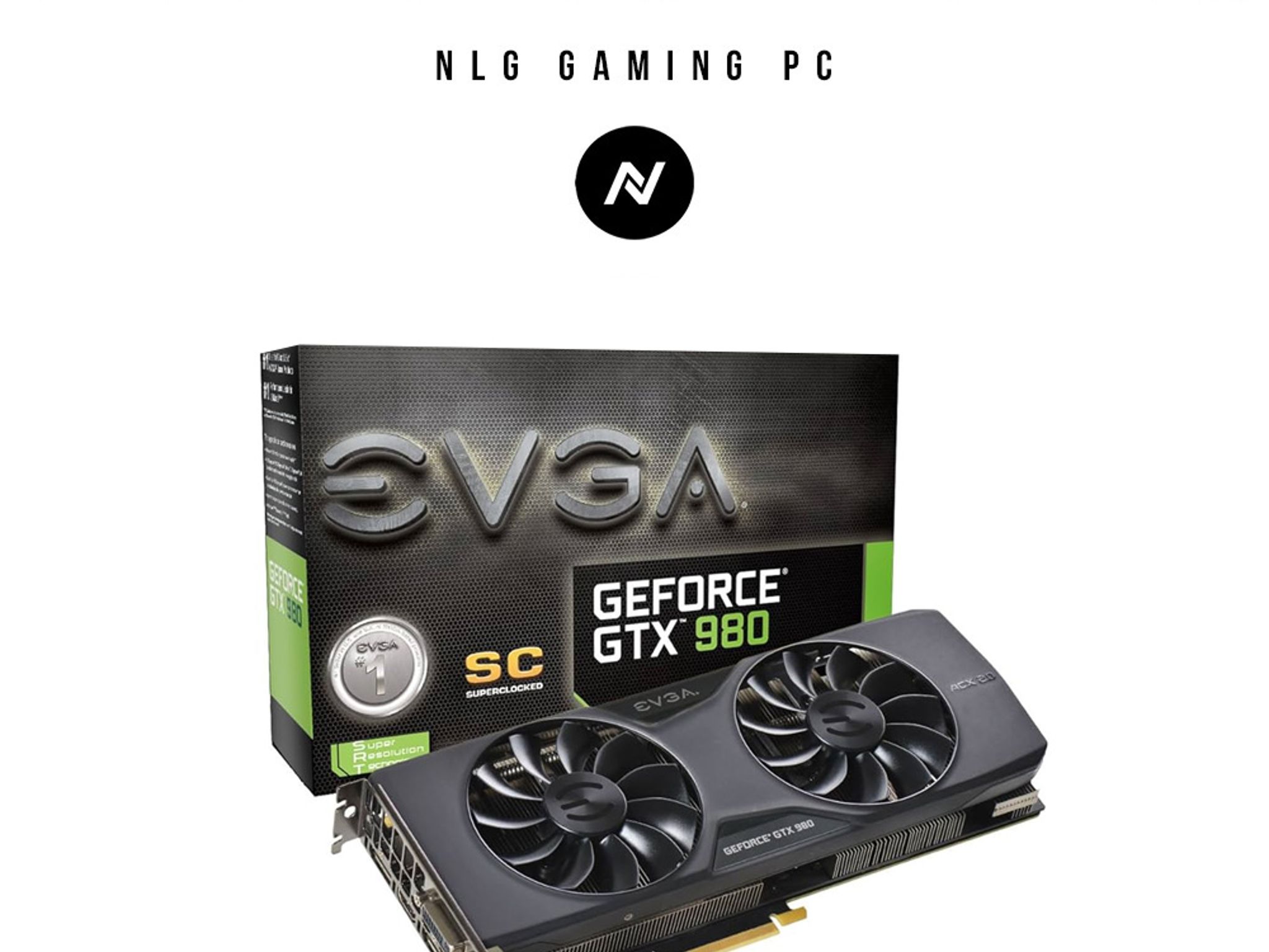 👊 GeForce Gaming PC | GTX 980, Intel 8-Core Xeon, 16GB RAM, 480GB SSD + 500GB, WIFI, WIN 10 Pro