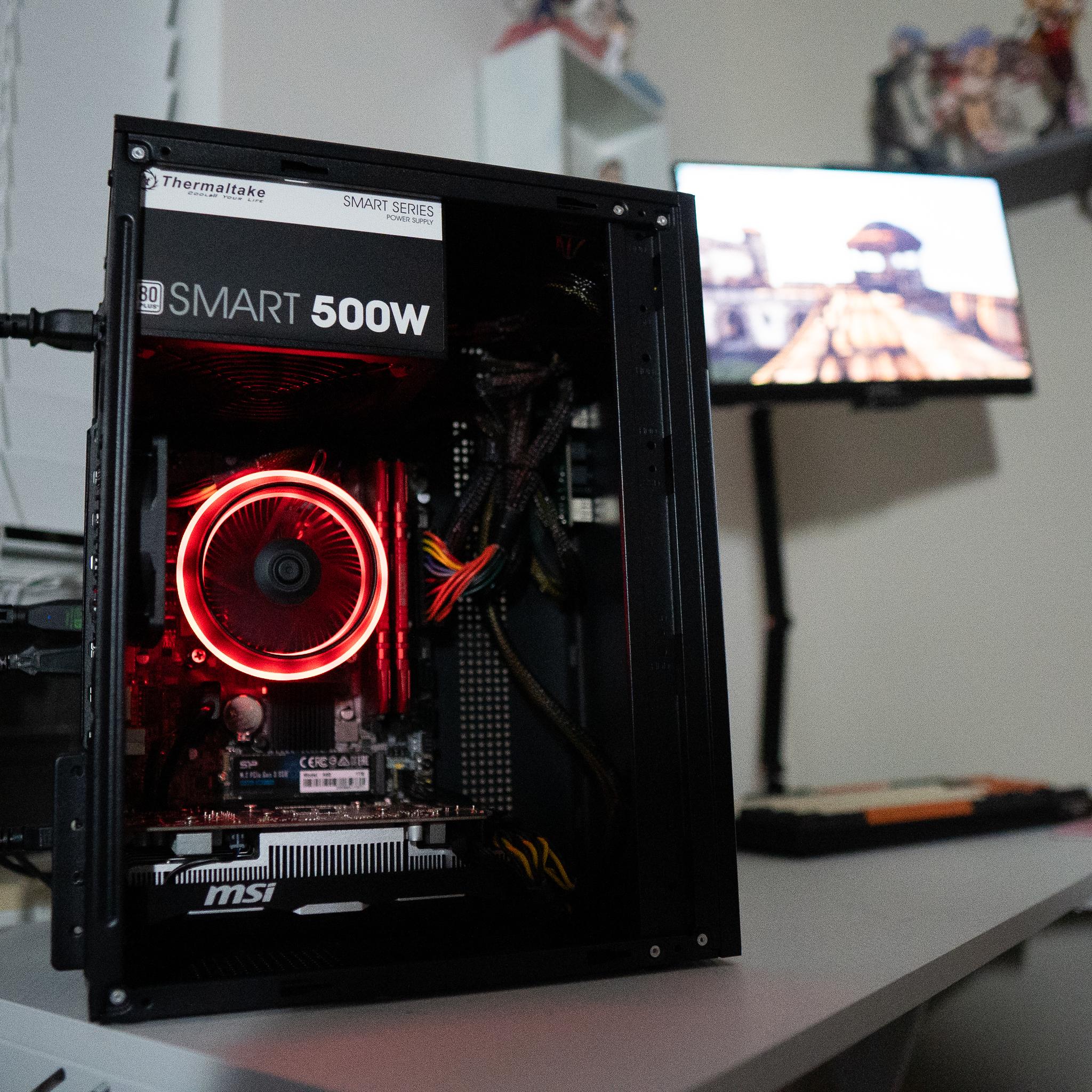 🩸🩸 | GTX 1650 | INTEL i3 8100 | 16GB DDR4 RAM | 1TB NVME SSD | Ruby Rocket 2.0
