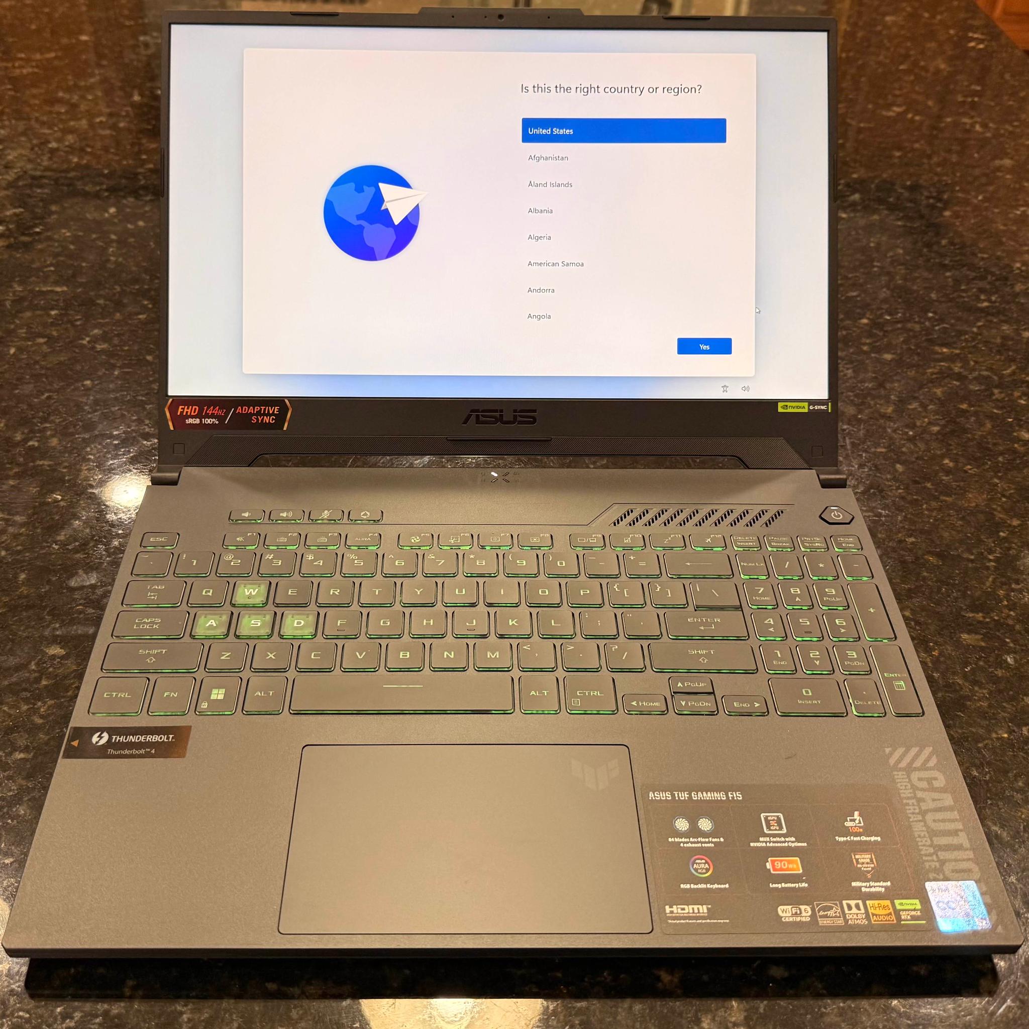 RTX 4070 | 2TB NVMe | 14 CORE CPU | ASUS GAMING LAPTOP | Thunderbolt 4 Port