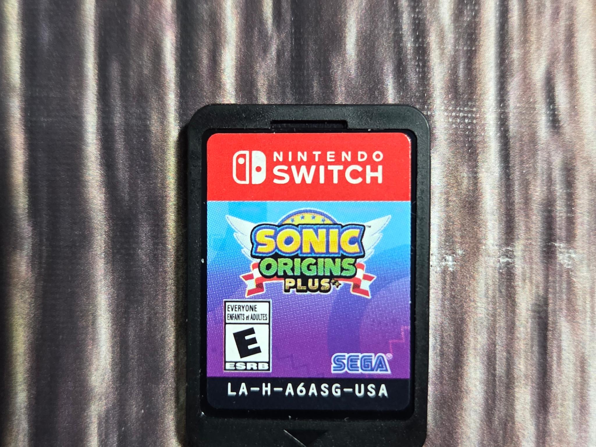 Sonic Origins Plus Nintendo Switch